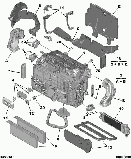 DS 98 014 481 80 - Фільтр, повітря у внутрішній простір autozip.com.ua