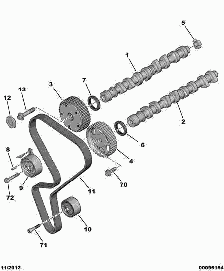 Vauxhall 0830 62 - RETRACTOR ROLLER autozip.com.ua