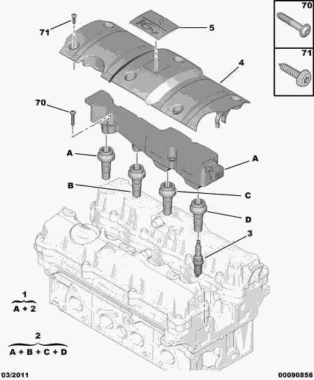 PEUGEOT 5970.99 - Котушка запалювання autozip.com.ua