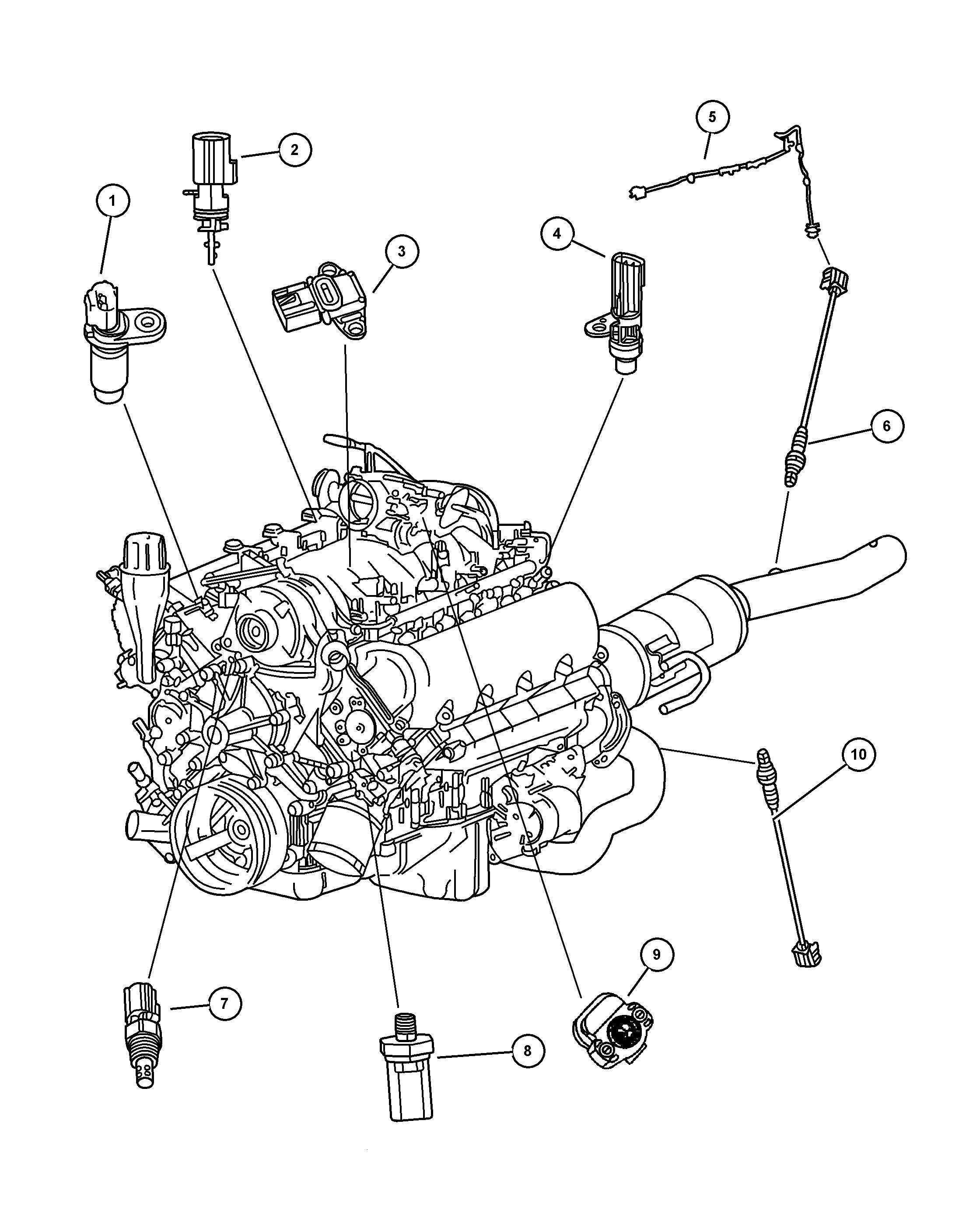 Dodge 56029 333AA - Лямбда-зонд, датчик кисню autozip.com.ua