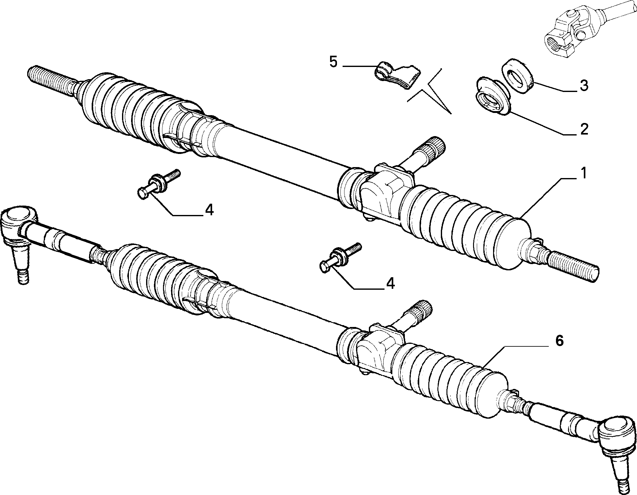 FIAT 46480873 - Рульовий механізм, рейка autozip.com.ua