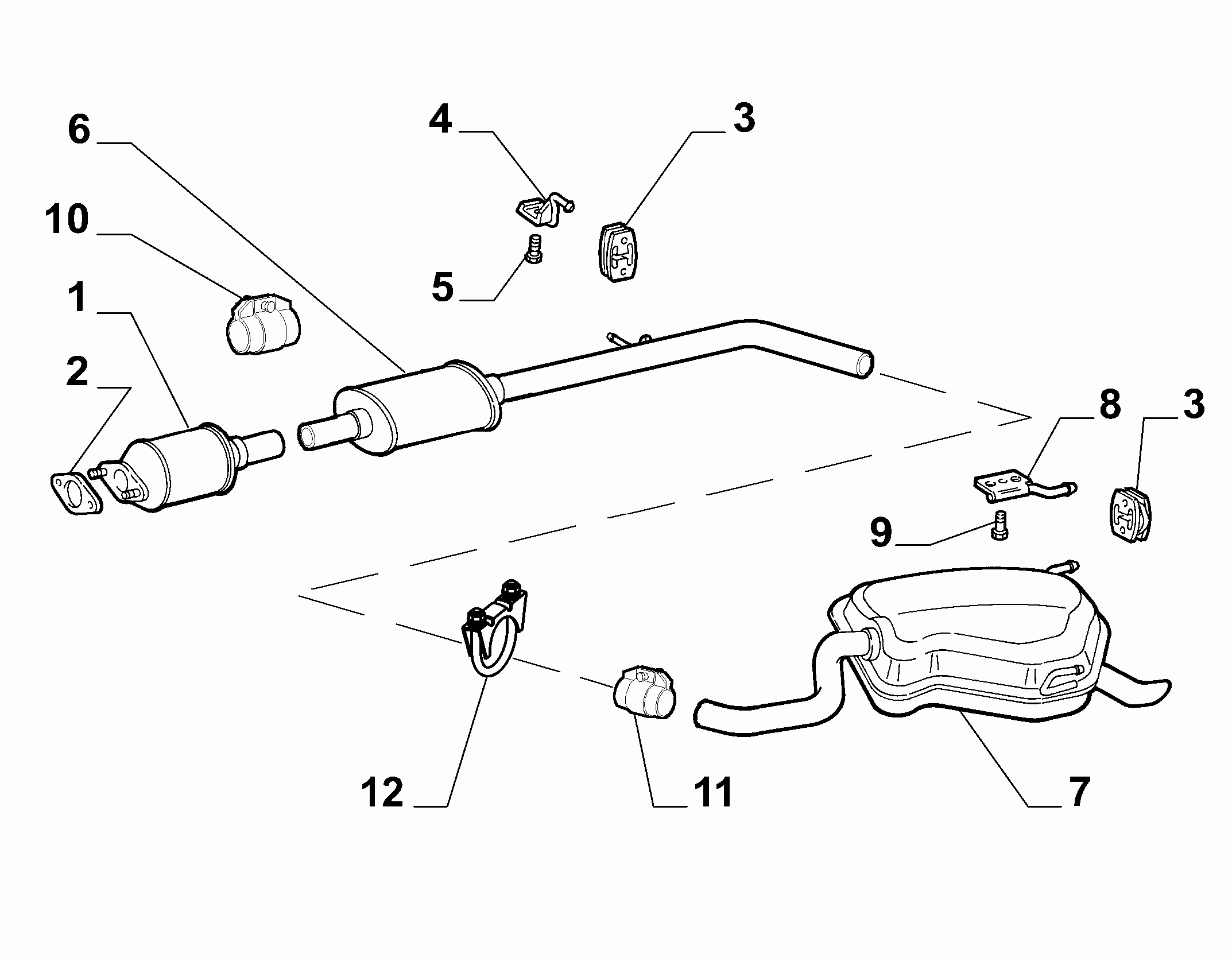 FIAT 46 533 984 - Прокладка, труба вихлопного газу autozip.com.ua