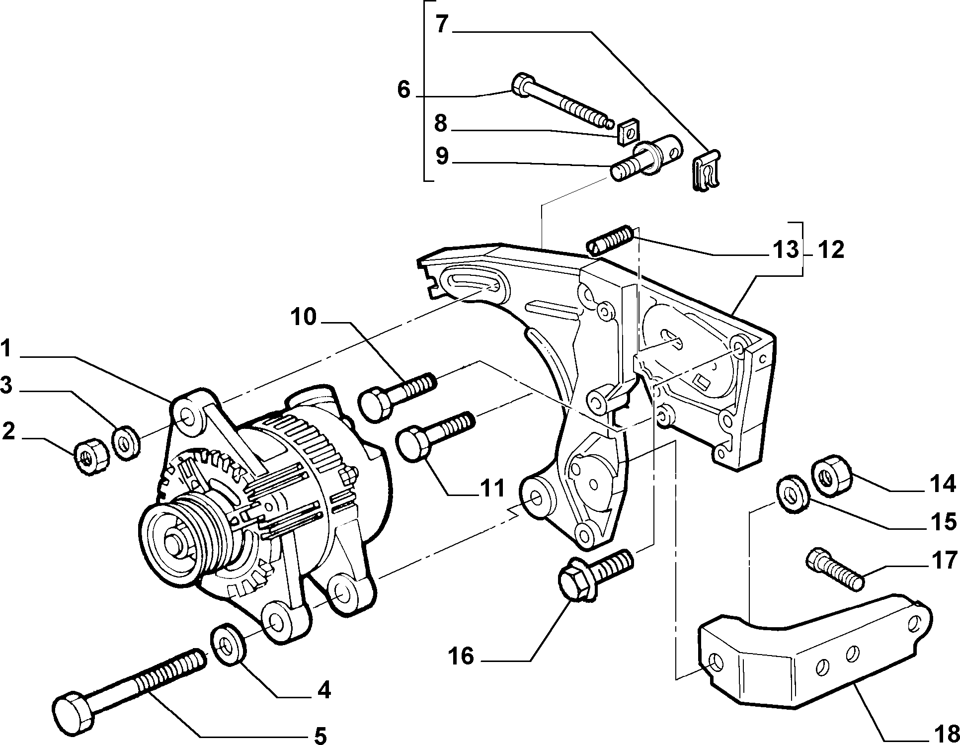 Lancia 46430527 - Генератор autozip.com.ua