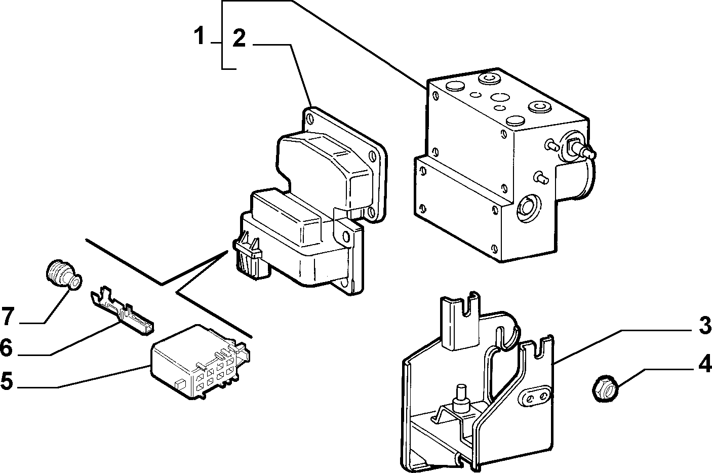 FIAT 71718729 - Комплект приладу управління autozip.com.ua