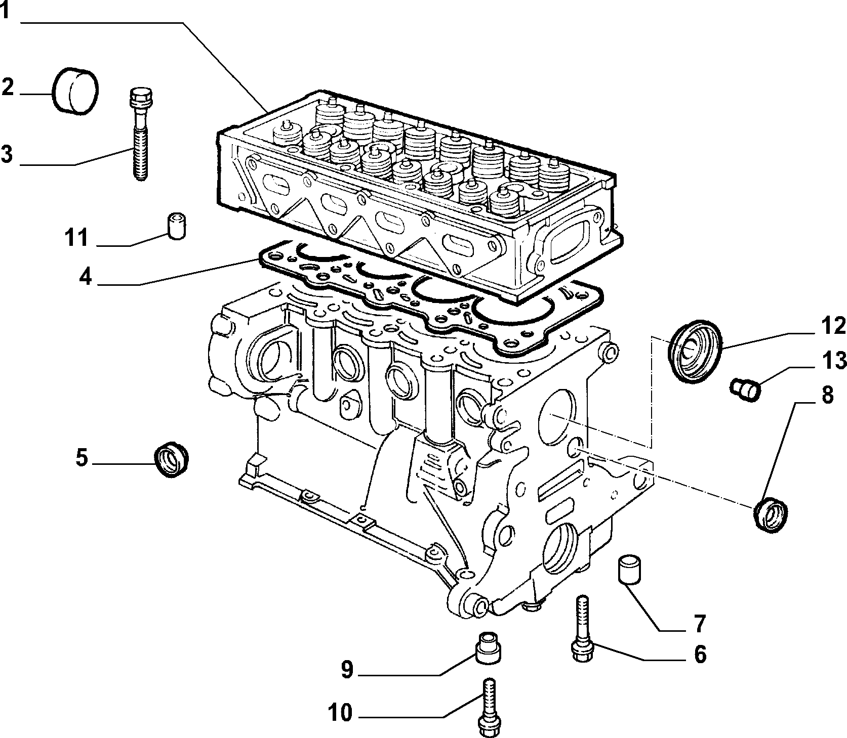 FIAT 46541740 - Прокладка, головка циліндра autozip.com.ua