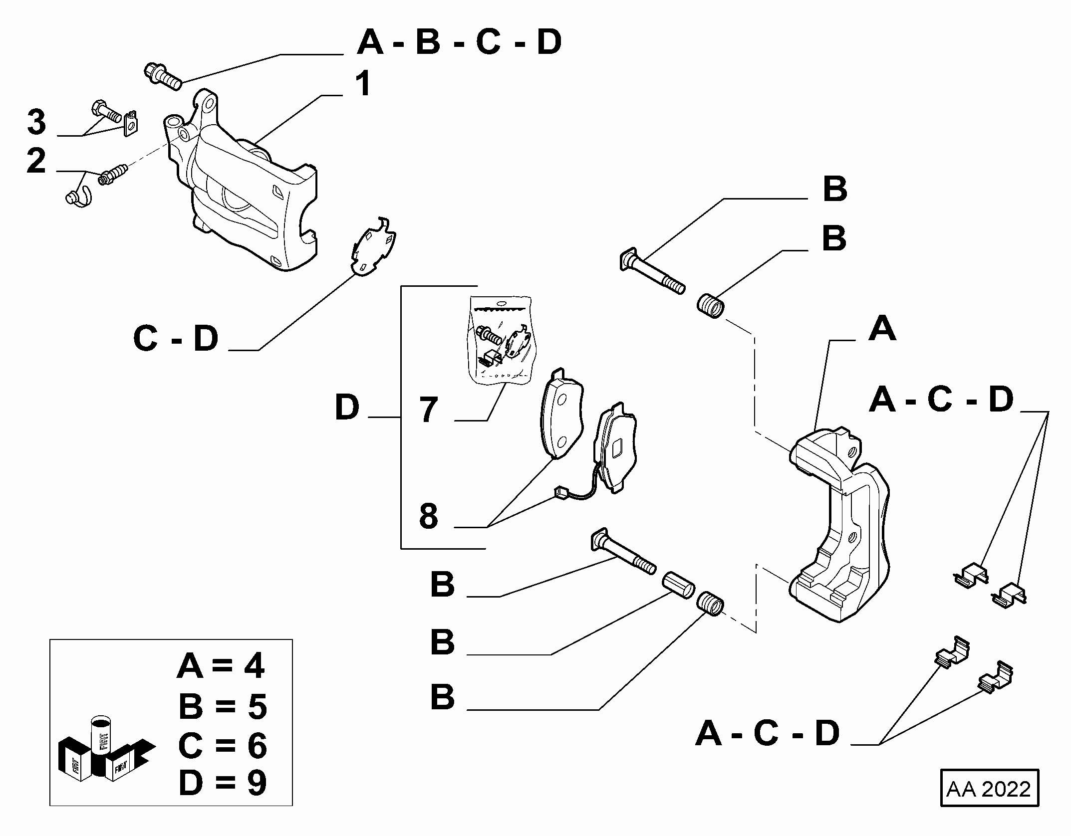 Lancia 77 364 398 - Гальмівний супорт autozip.com.ua