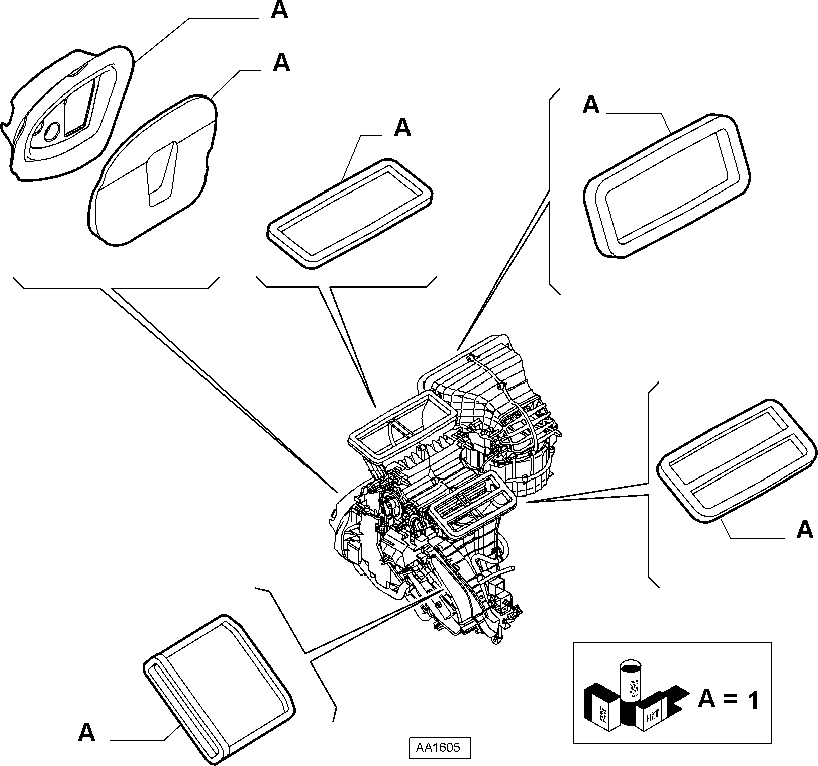 FIAT 77363897 - Підсилювач гальмівної системи autozip.com.ua