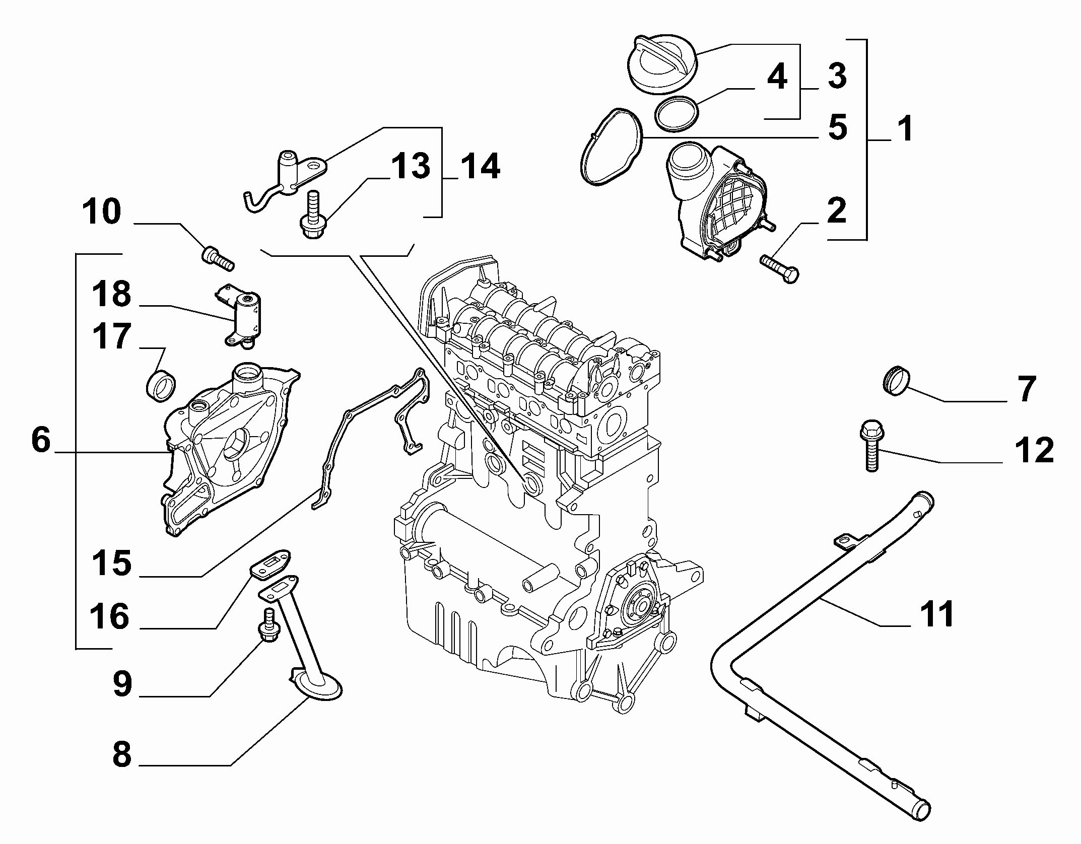 FIAT 71749352 - Прокладка, масляний насос autozip.com.ua