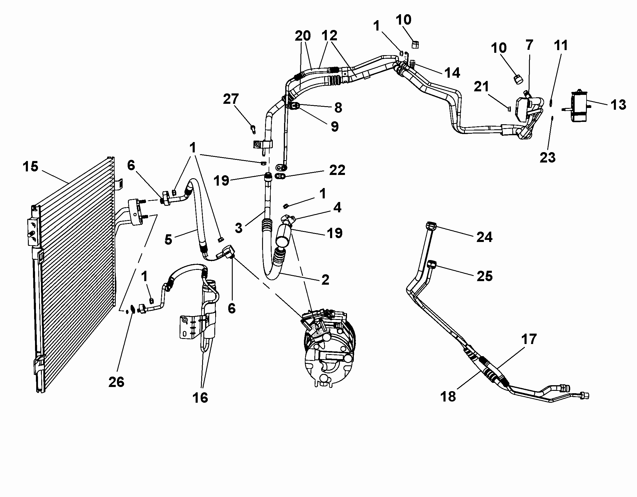 Jeep K68141376AB - Пневматичний вимикач, кондиціонер autozip.com.ua