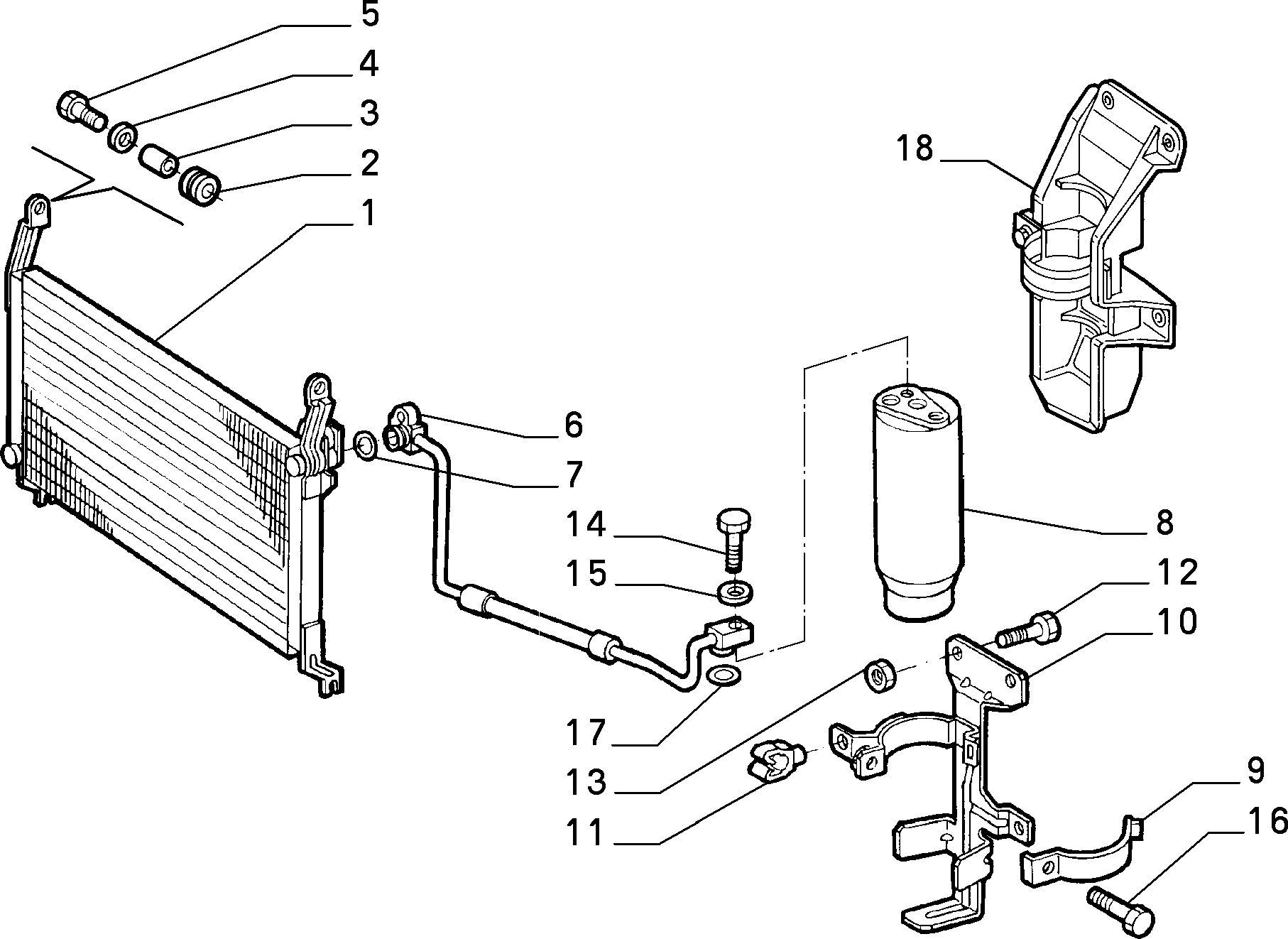 FIAT 7774281 - Конденсатор, кондиціонер autozip.com.ua