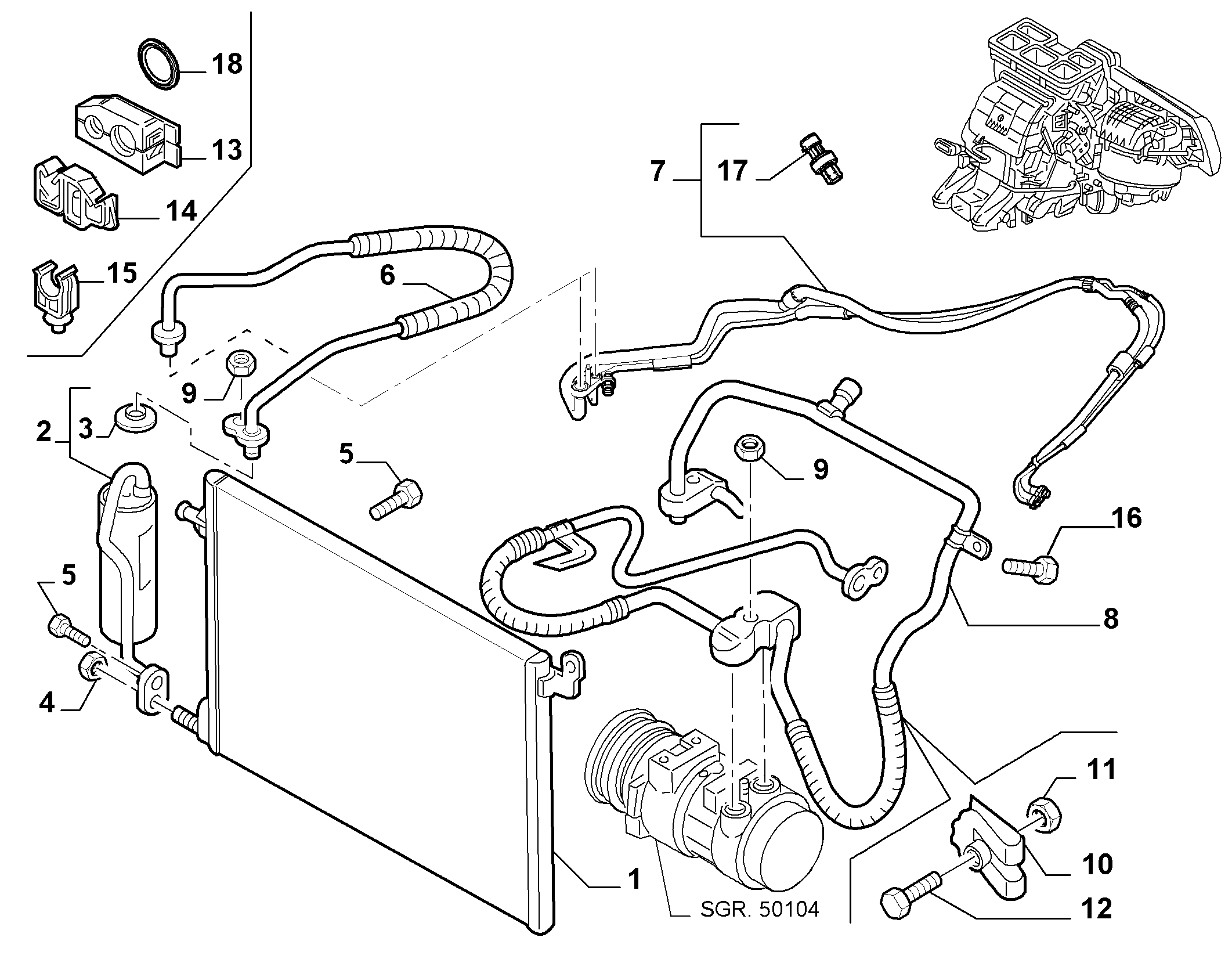 Opel 71740528 - Осушувач, кондиціонер autozip.com.ua