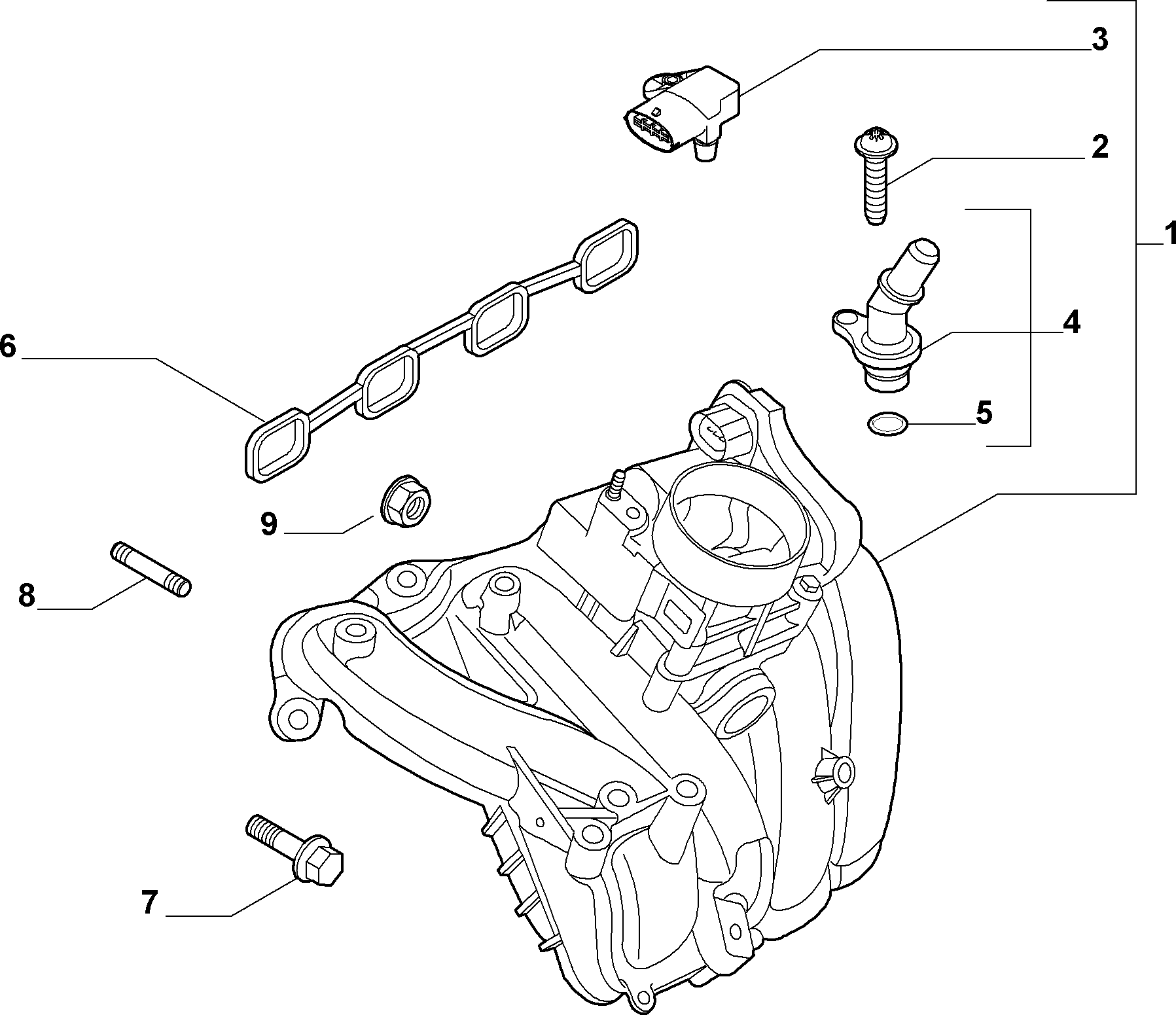 Skoda 71739202 - Прокладка, впускний колектор autozip.com.ua