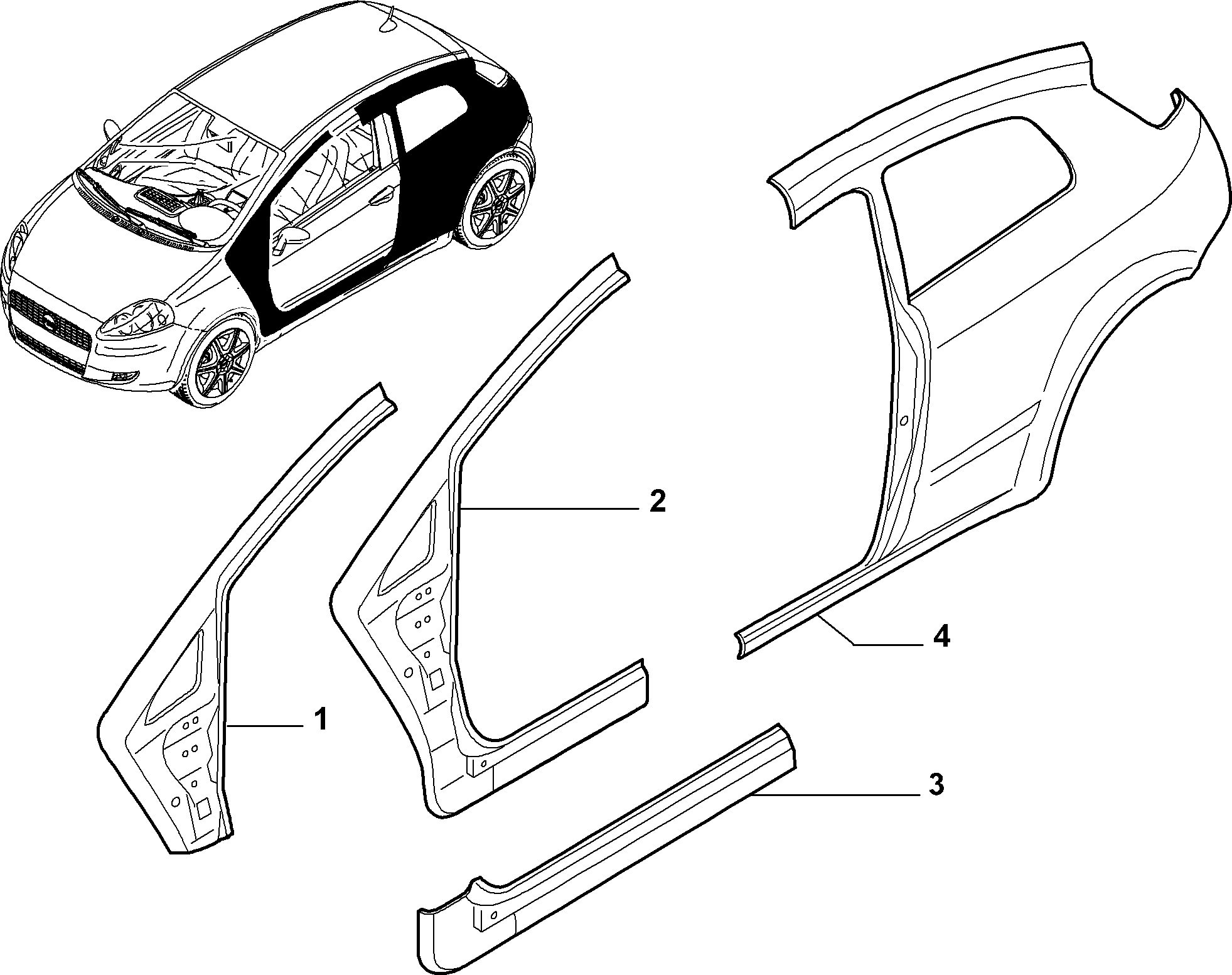 FIAT 71753419 - Підніжка, накладка порога autozip.com.ua