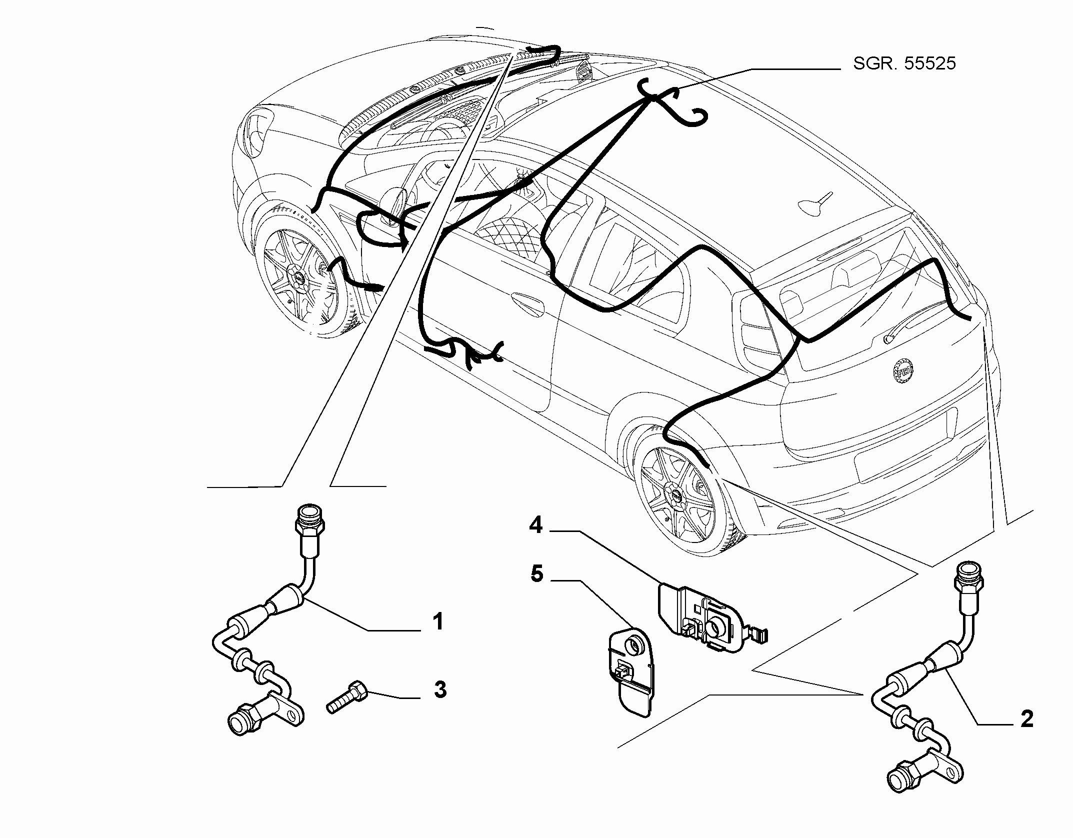 SAAB 55703974 - Датчик ABS, частота обертання колеса autozip.com.ua