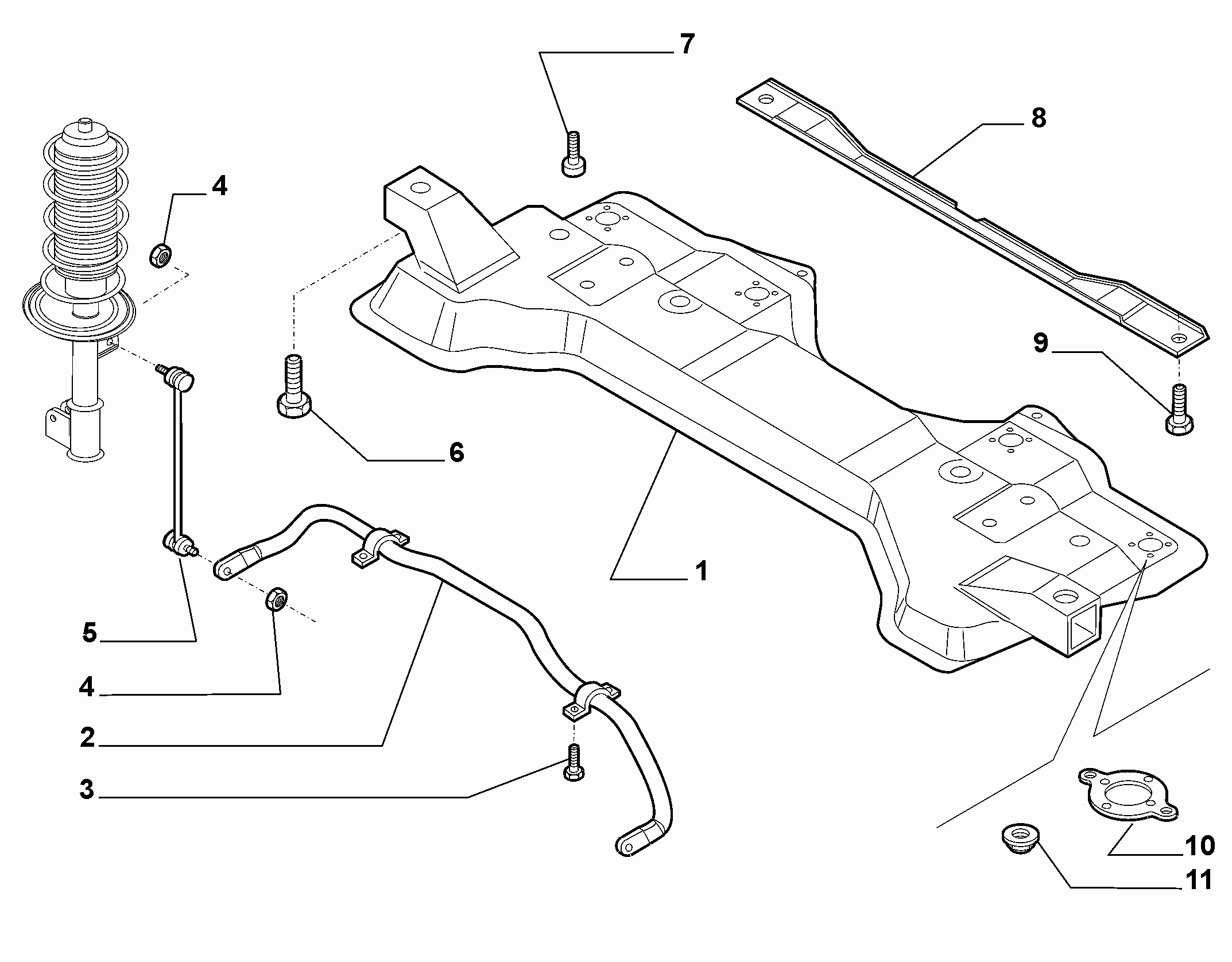 FIAT 50515276 - Тяга / стійка, стабілізатор autozip.com.ua