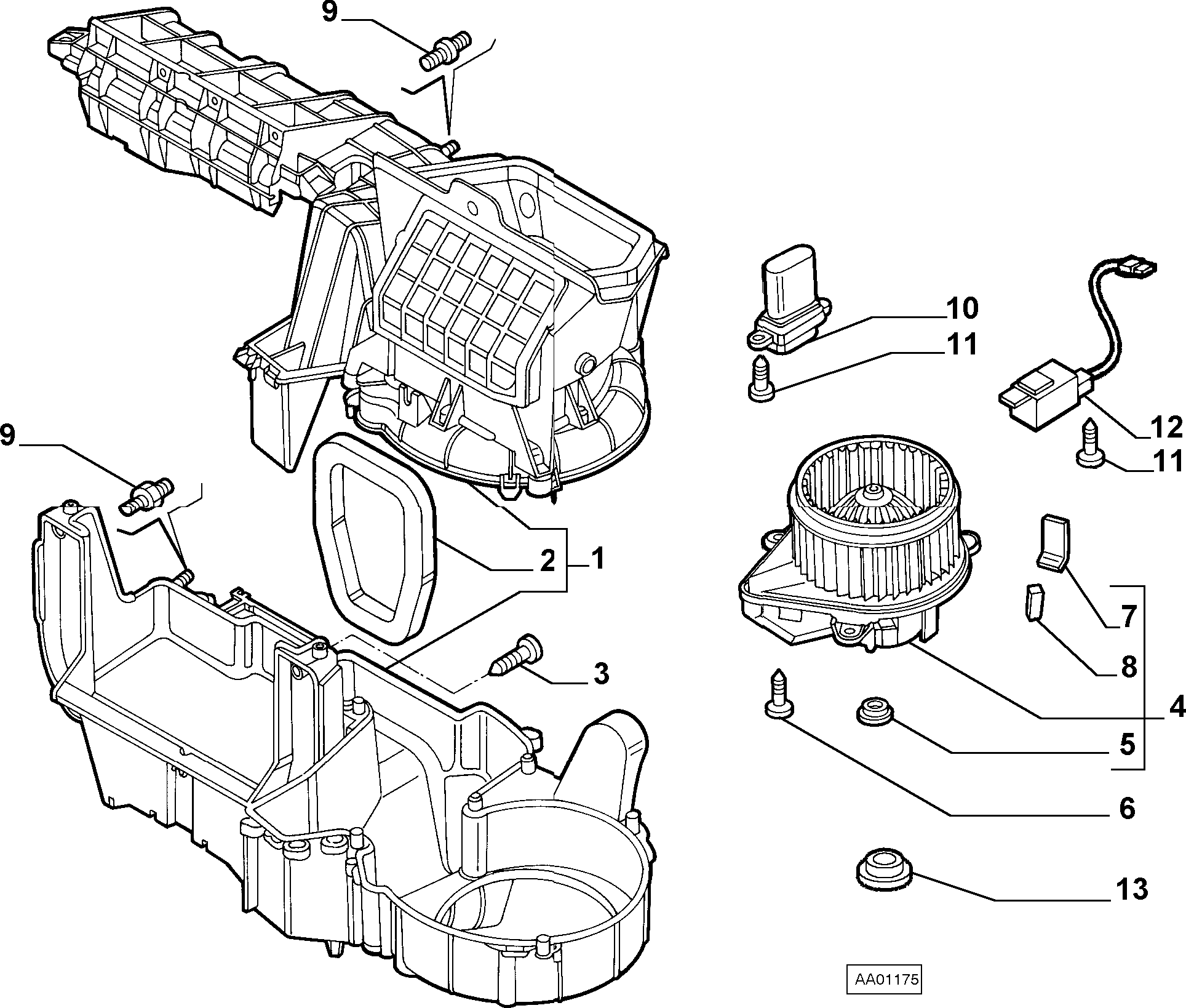 FIAT 46723714 - Вентилятор салону autozip.com.ua