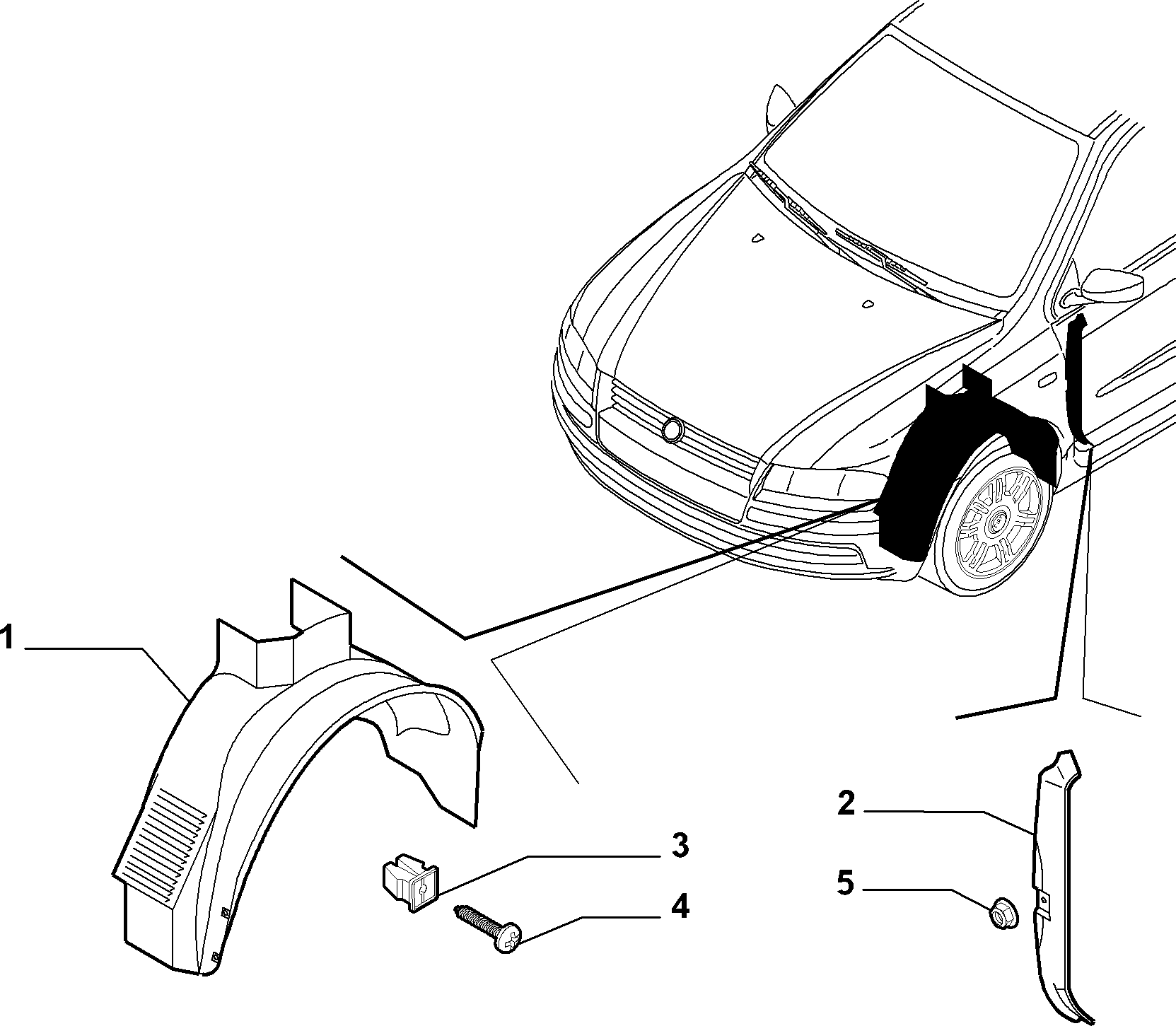 FIAT 51786558 - Обшивка, колісна ніша autozip.com.ua