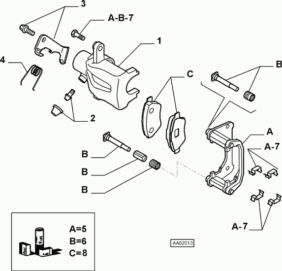 Alfarome/Fiat/Lanci 77362768 - Гальмівні колодки, дискові гальма autozip.com.ua