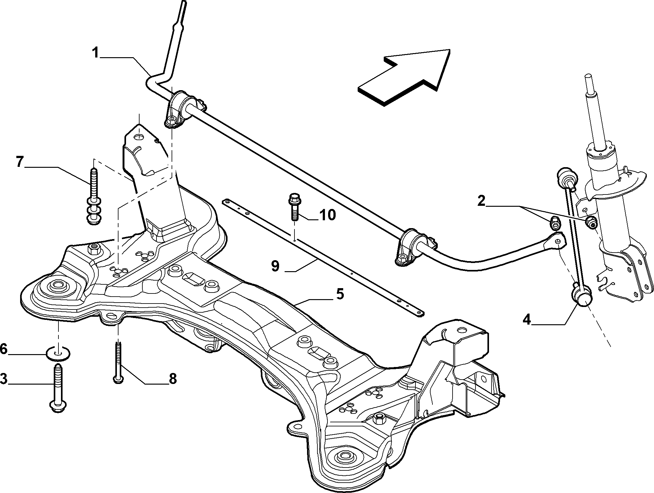 FIAT 51801136 - Тяга / стійка, стабілізатор autozip.com.ua