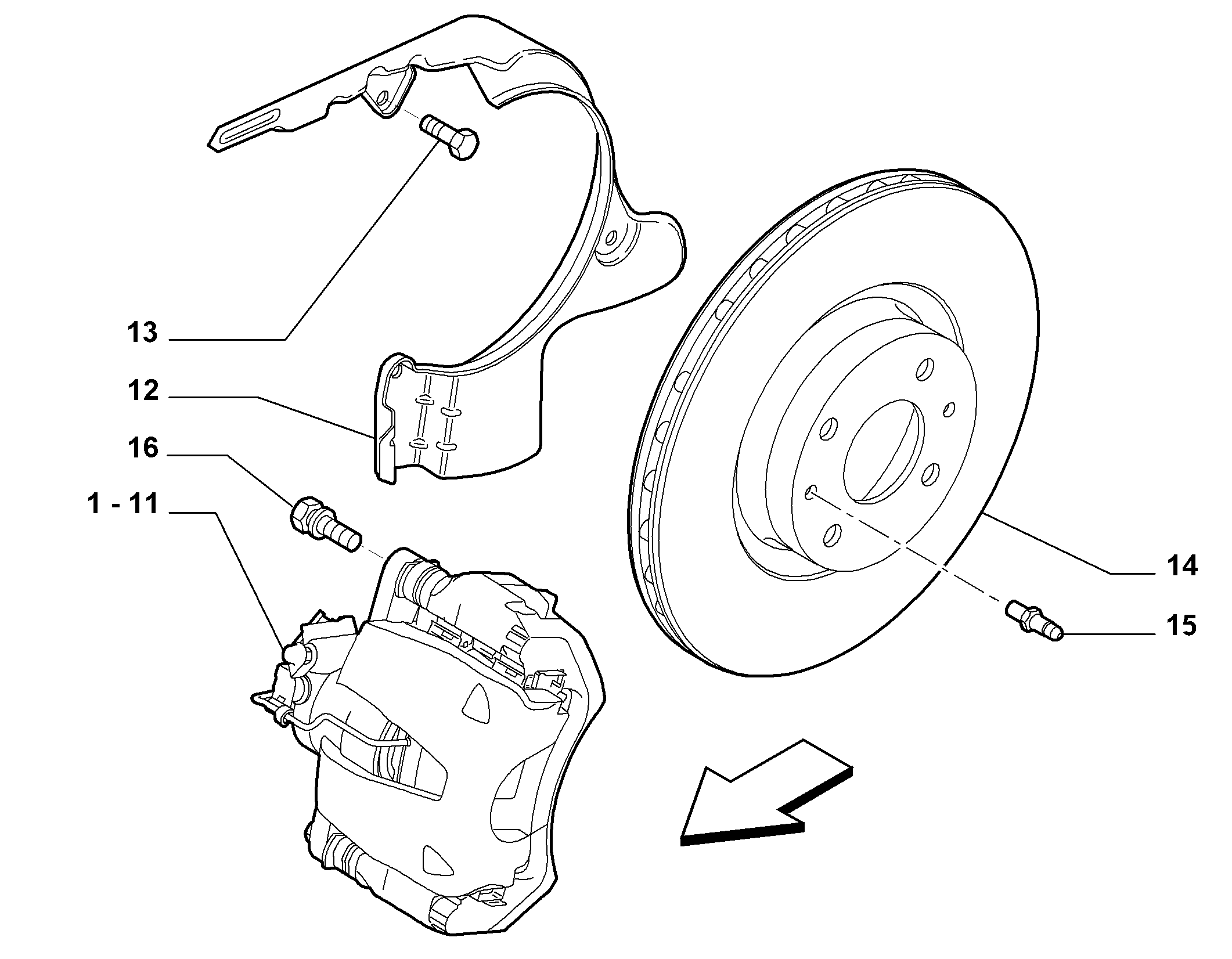 FIAT 46765546 - Гальмівний диск autozip.com.ua