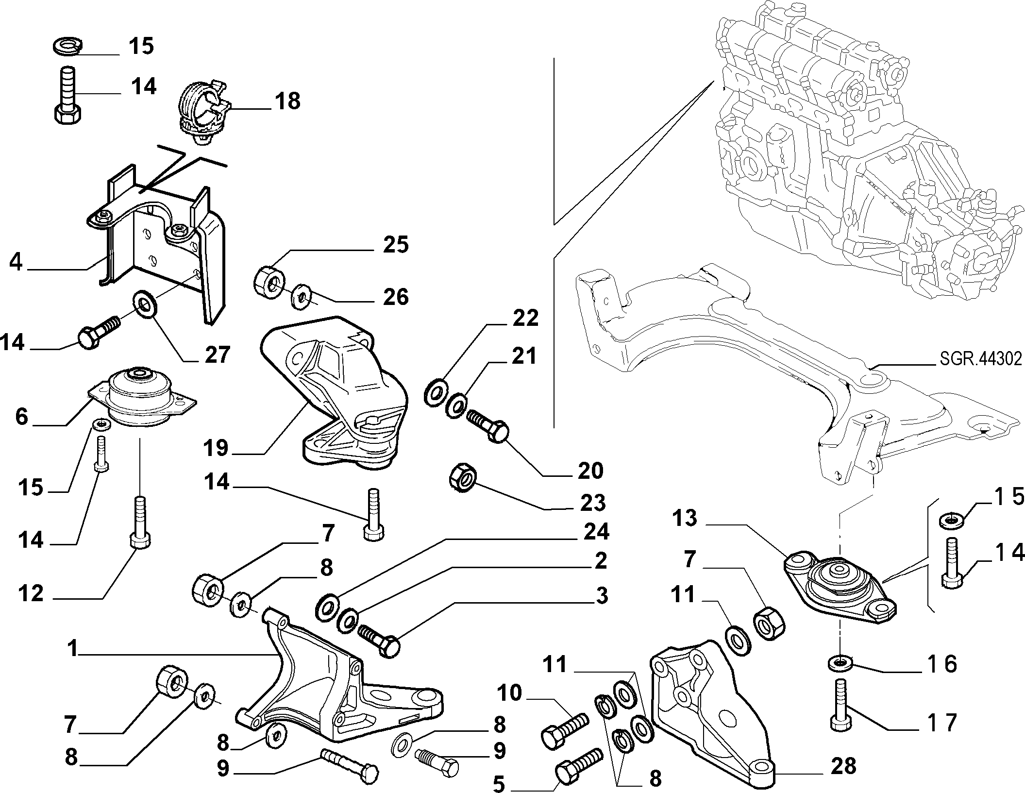 FIAT 12 642 524 - Плоска шайба autozip.com.ua