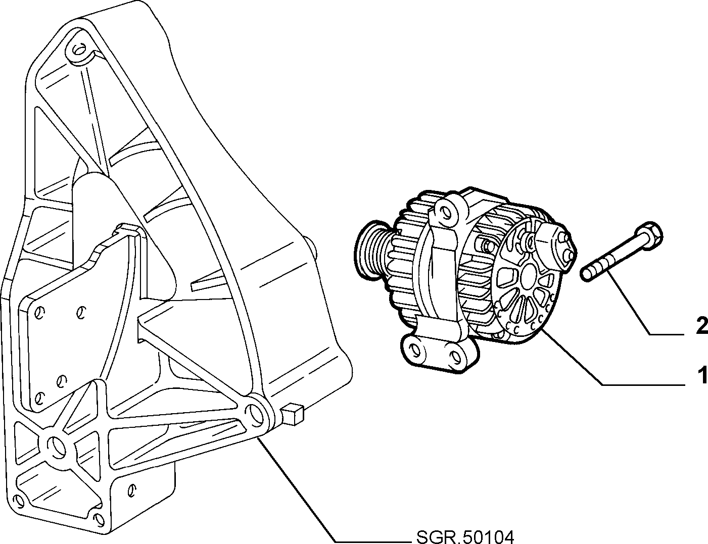 FIAT / LANCIA 51714794 - Генератор autozip.com.ua