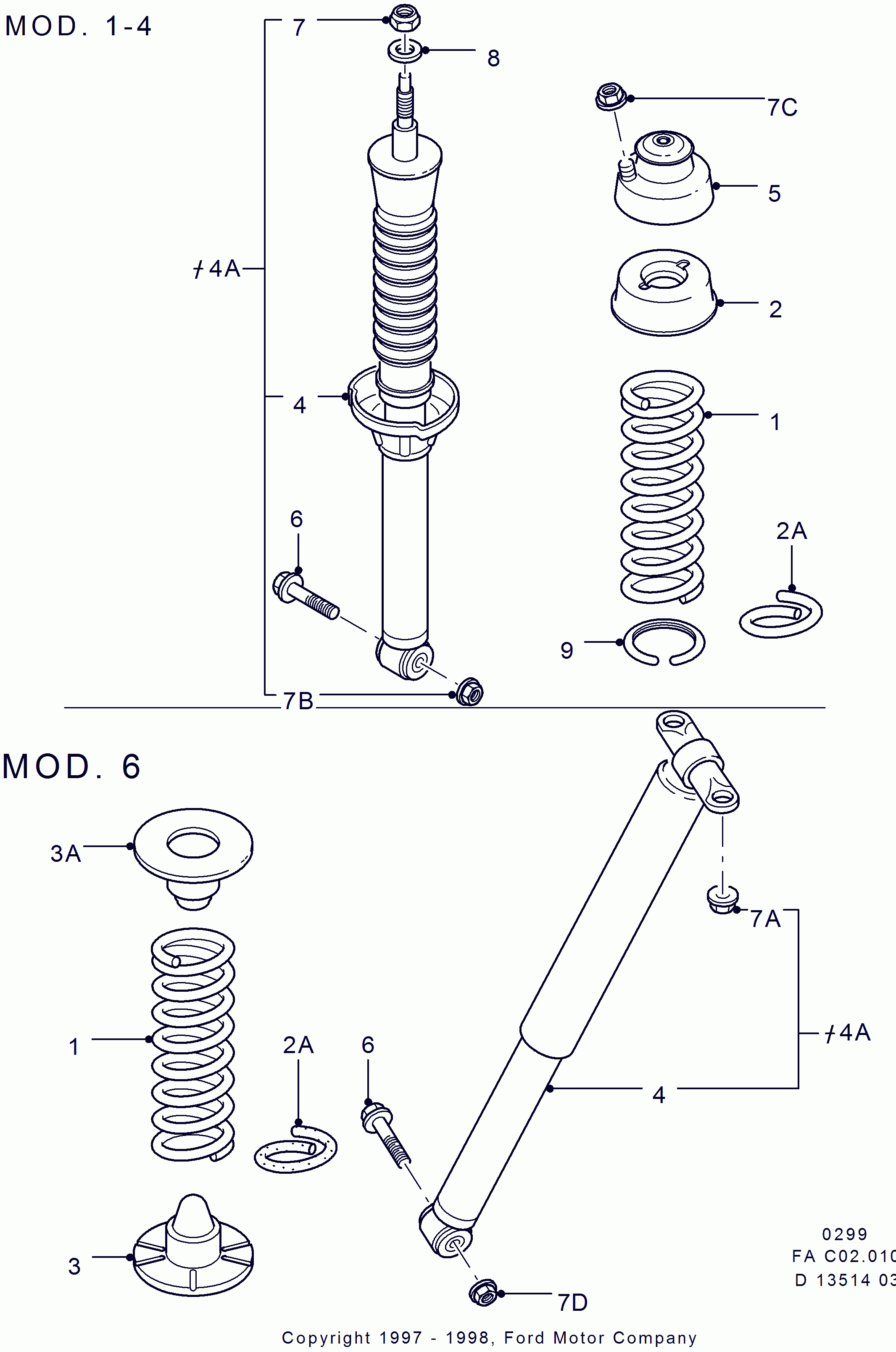 FORD 1106738 - Амортизатор autozip.com.ua