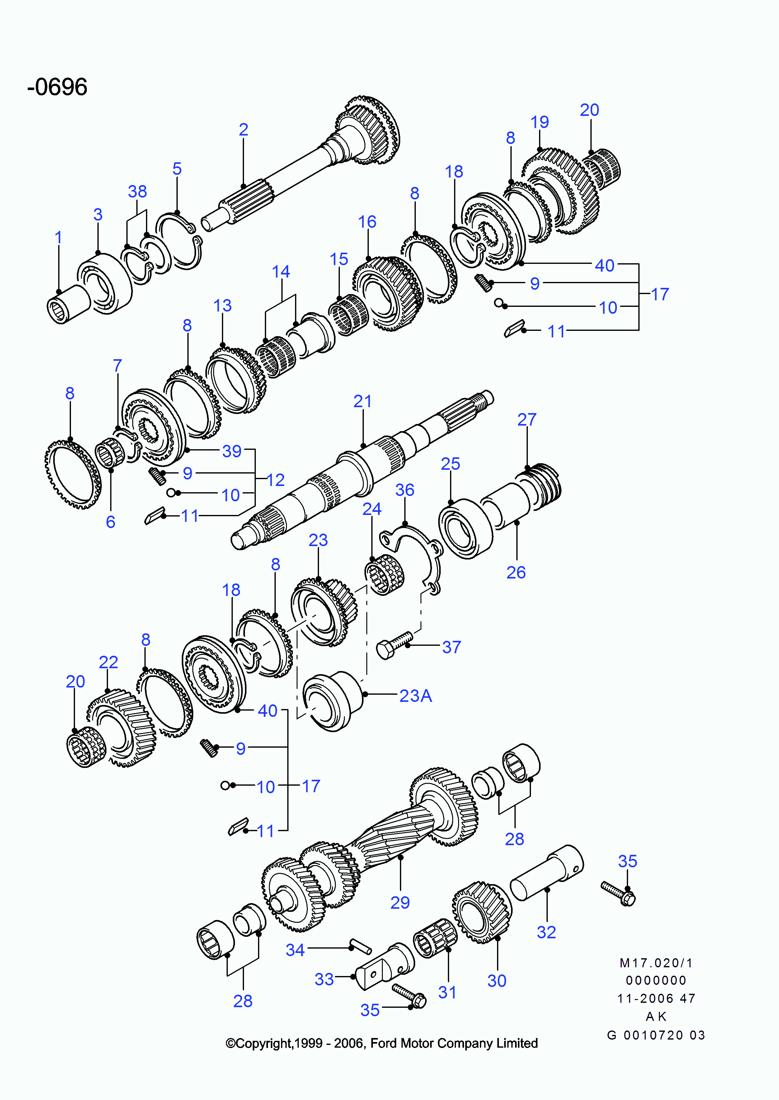 FORD USA 7236233 - Випарник, кондиціонер autozip.com.ua