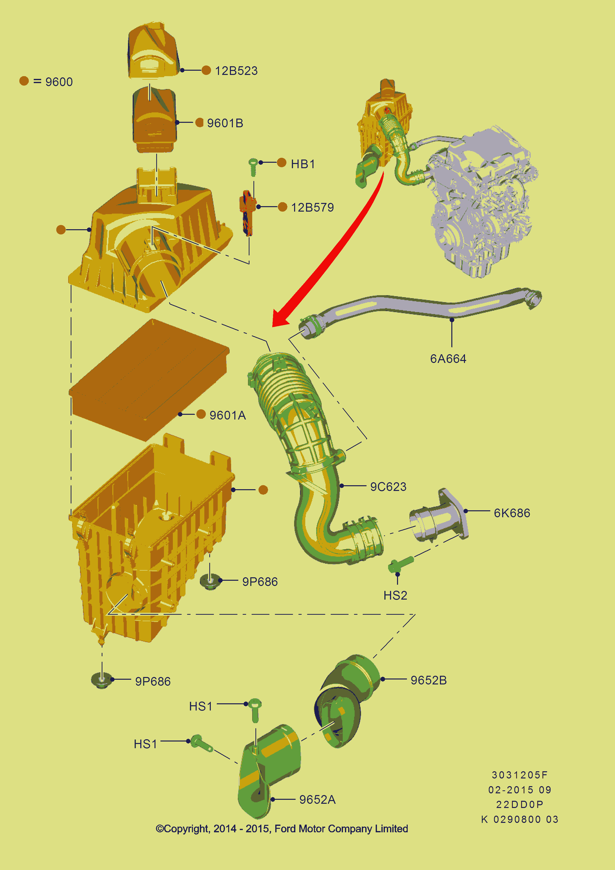 Auto Union 1 741 635 - Повітряний фільтр autozip.com.ua