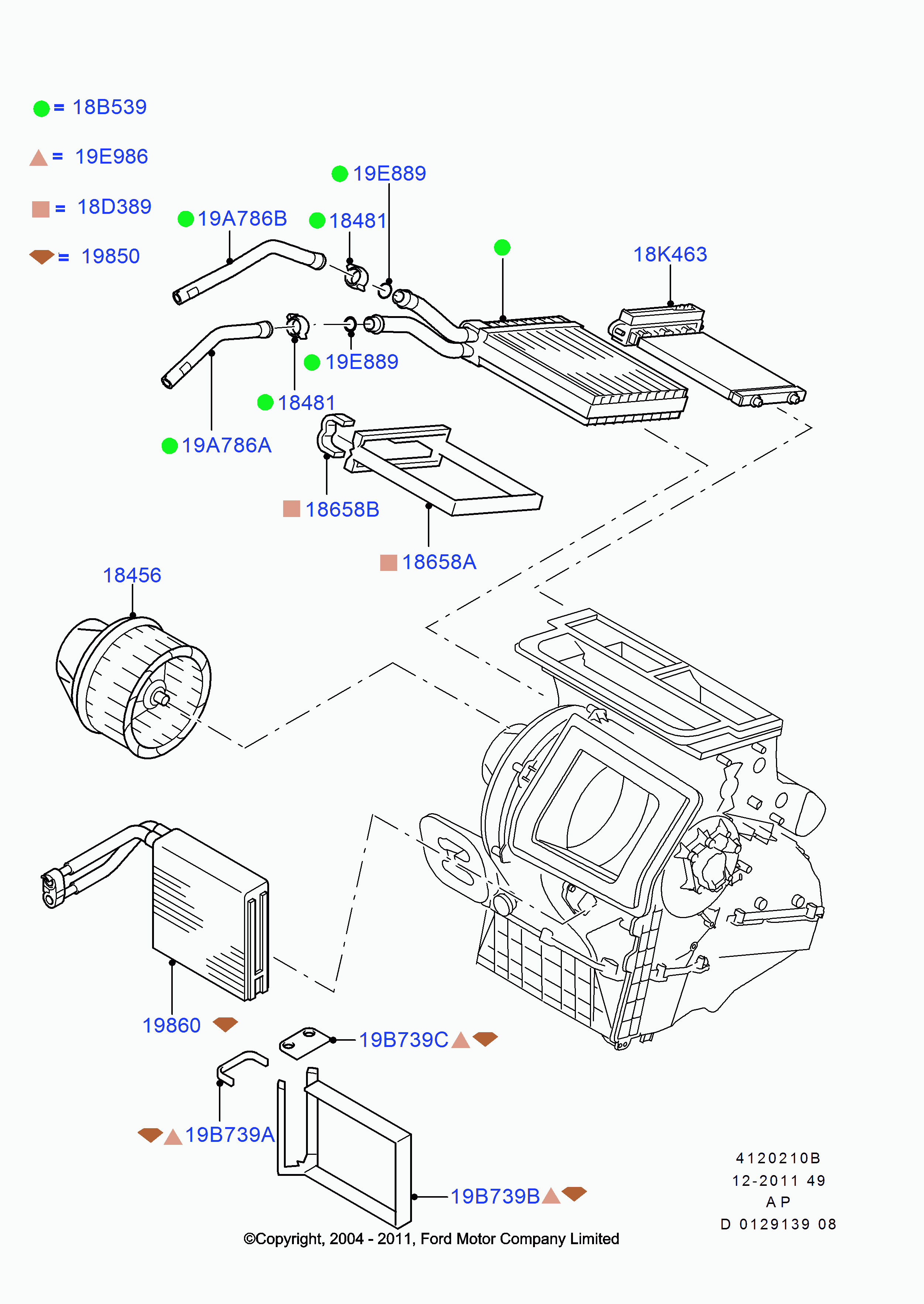 FORD 1 379 568 - Вентилятор салону autozip.com.ua