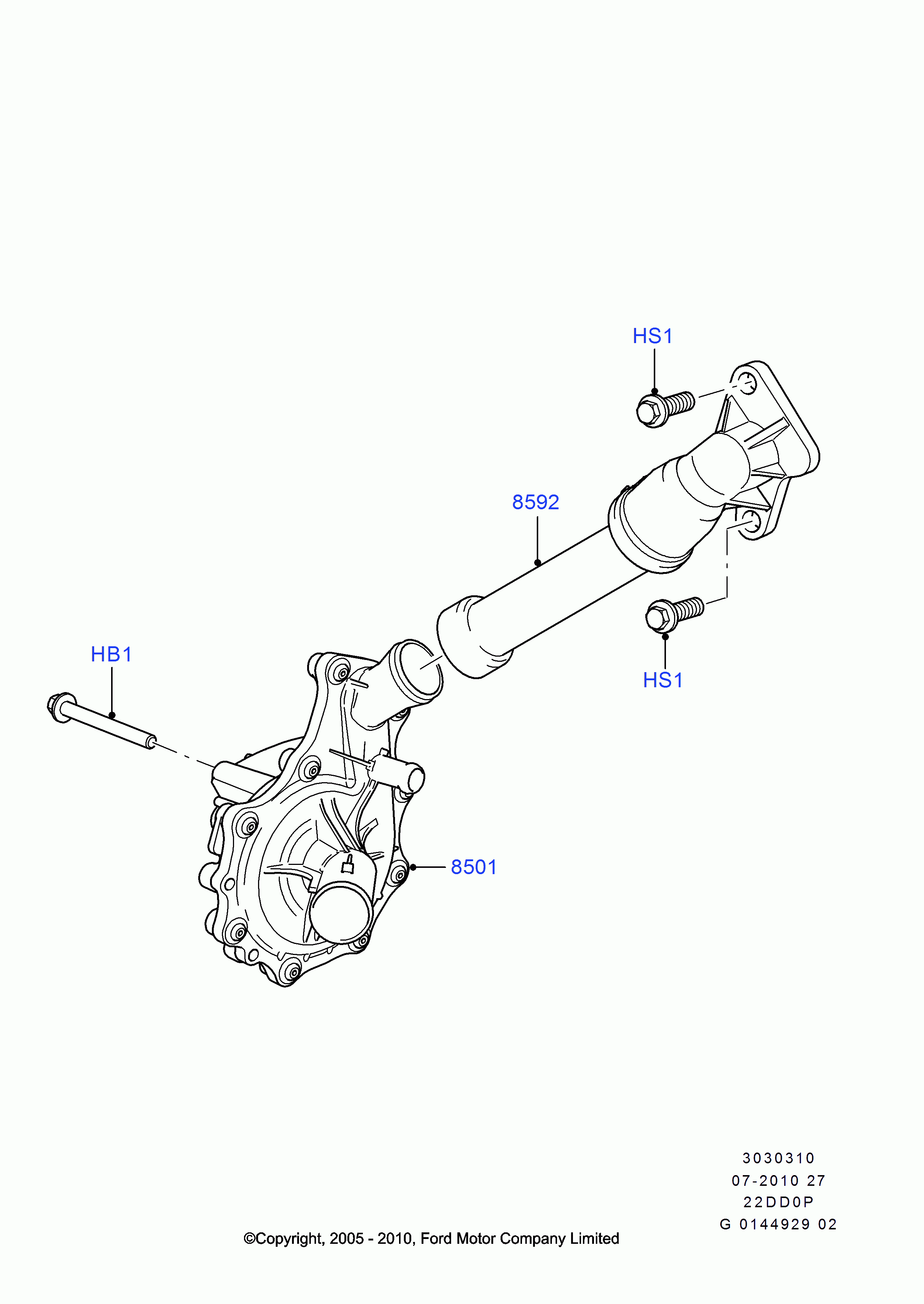 FIAT 1 381 796 - Водяний насос autozip.com.ua