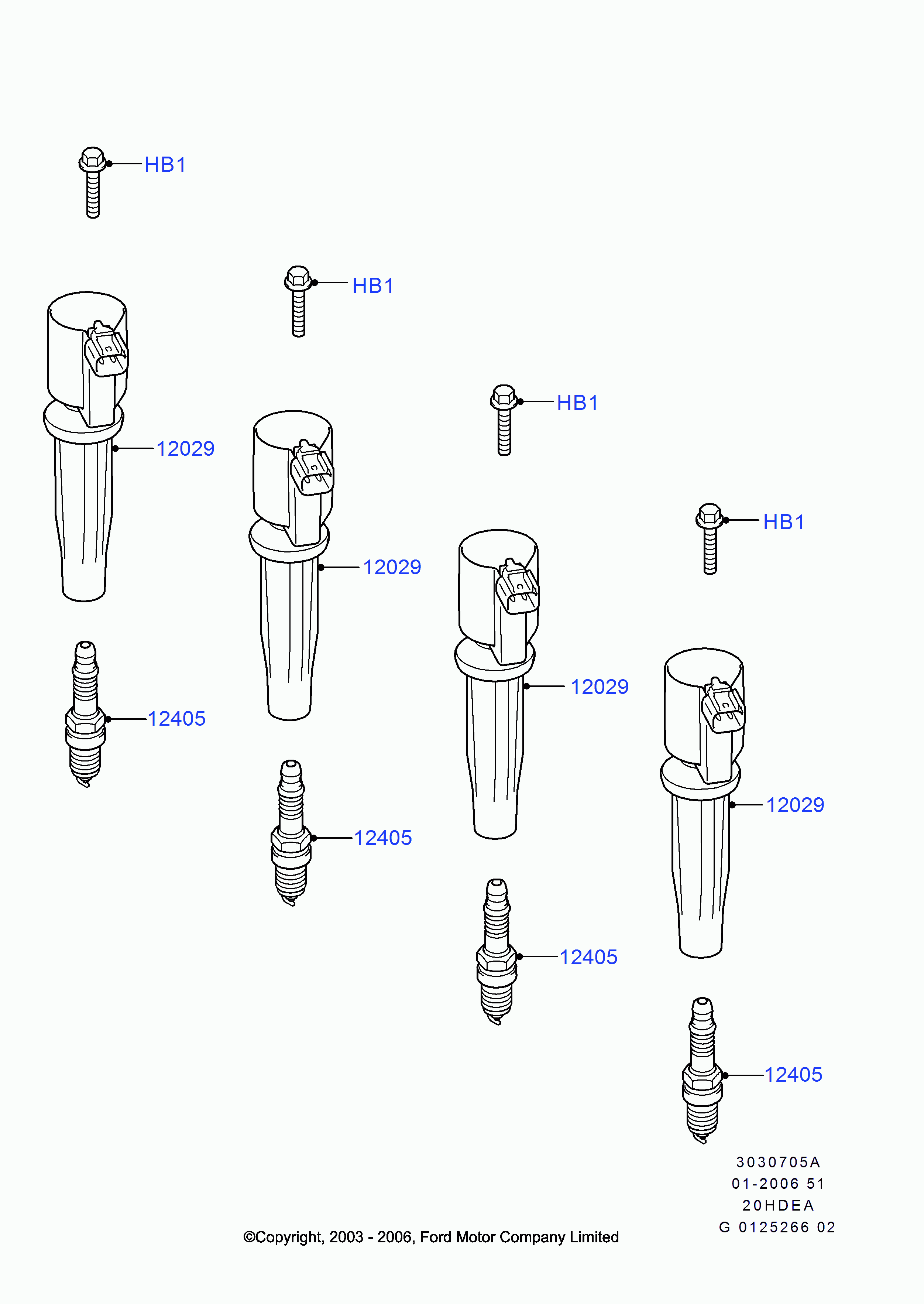 Volvo 1369704 - Свічка запалювання autozip.com.ua