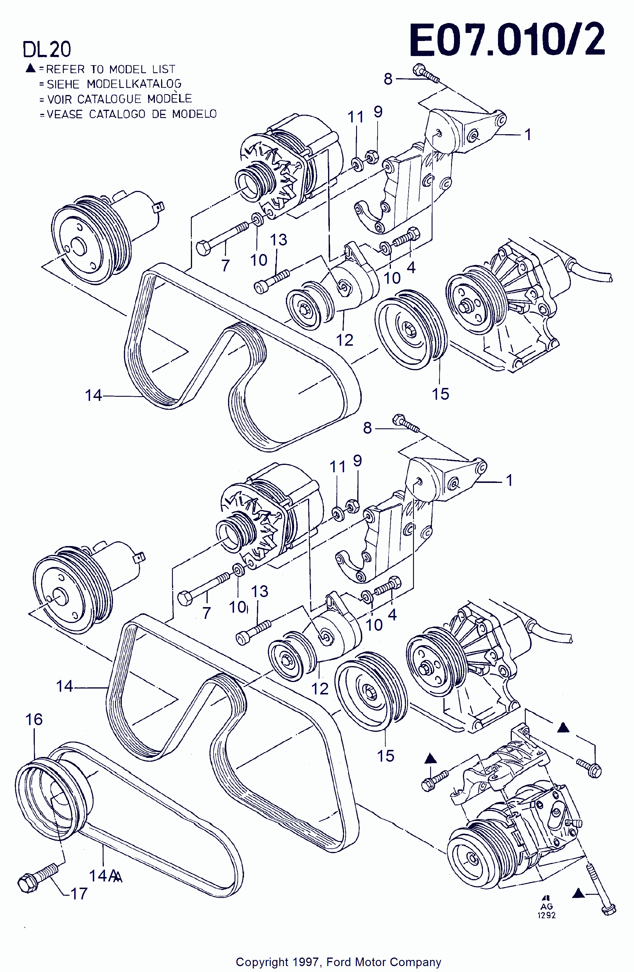 FORD 6788620 - Поліклиновий ремінь autozip.com.ua