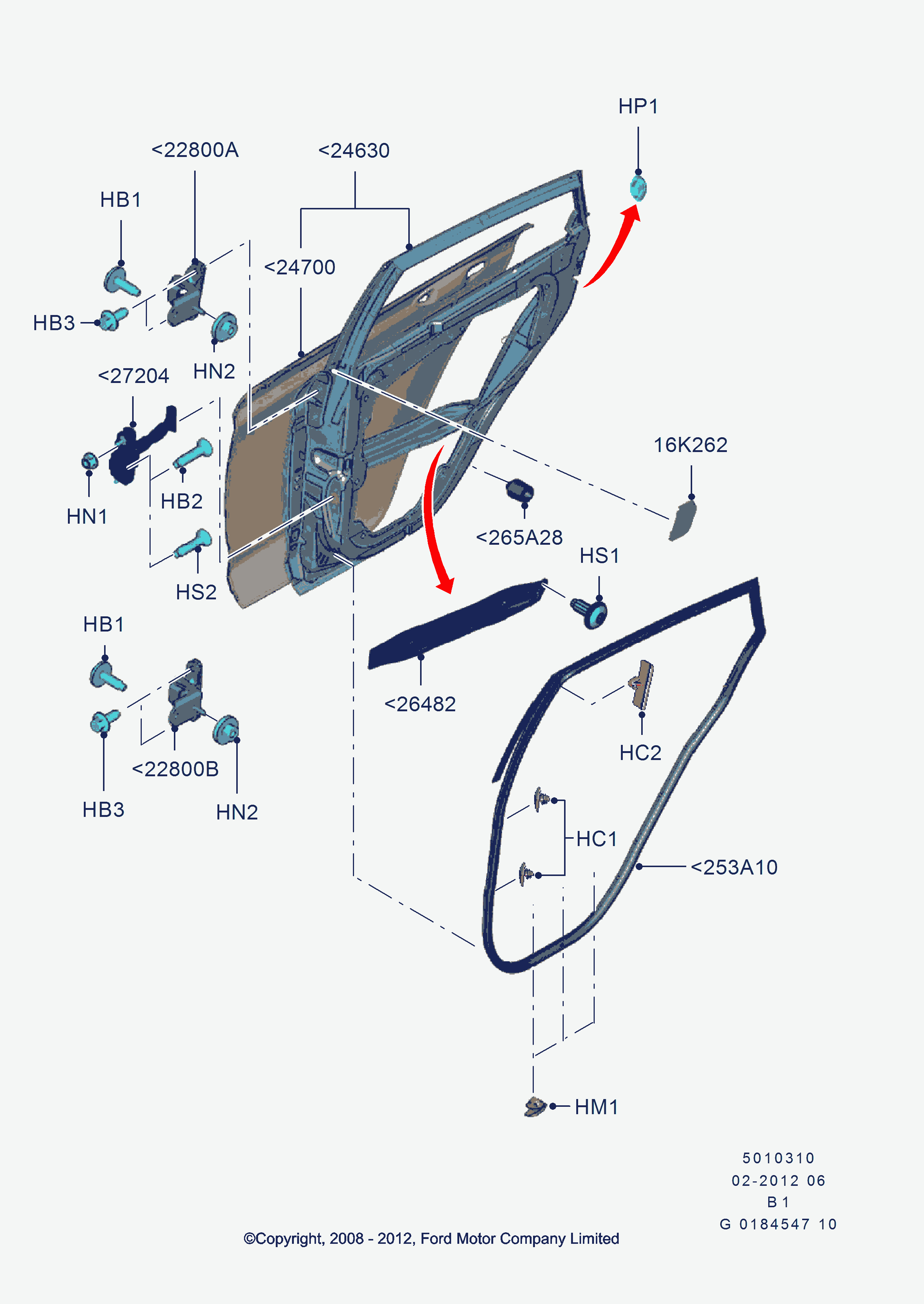 FORD 1682433 - Зажим, молдинг / захисна накладка autozip.com.ua