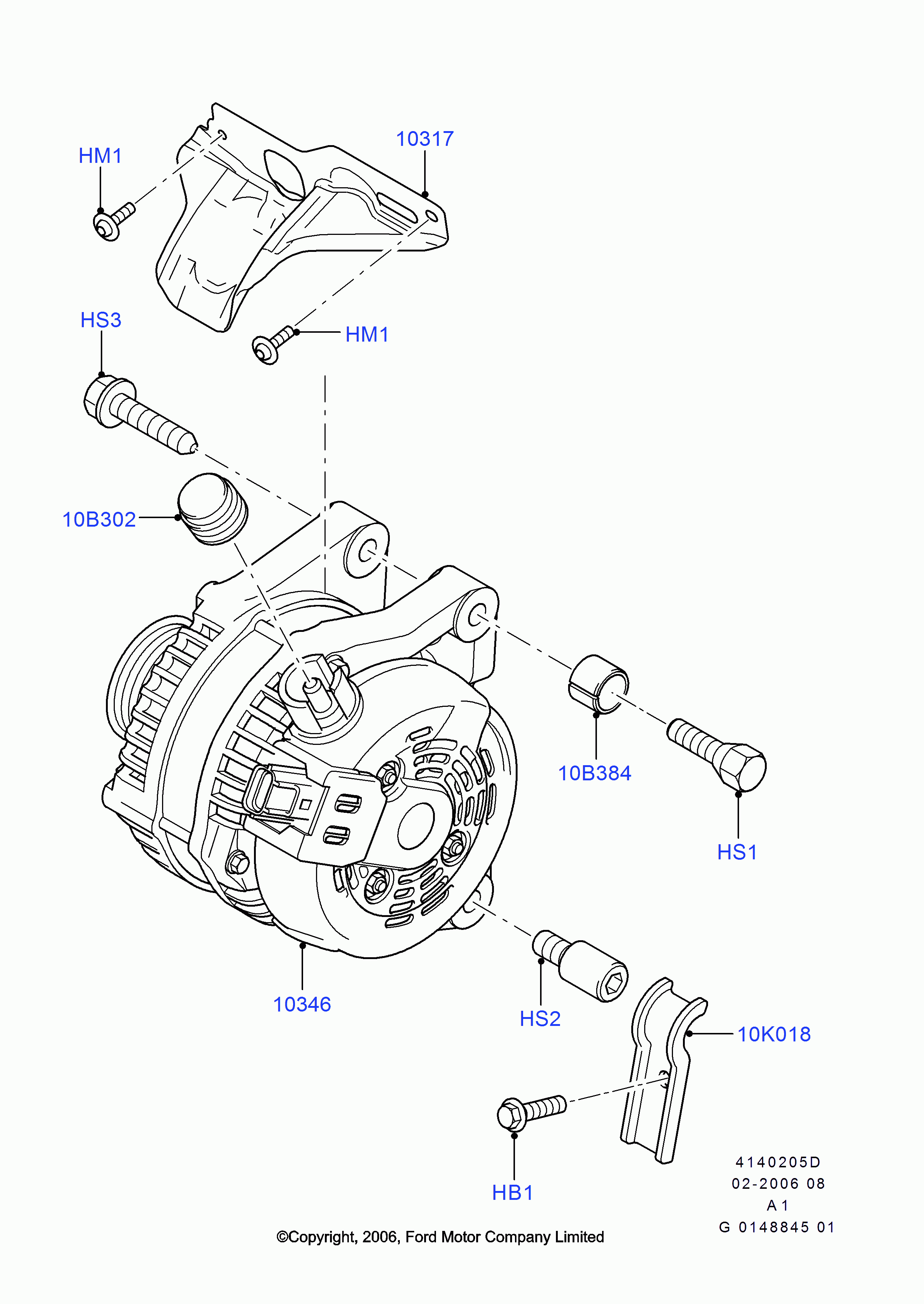 FORD 1 387 927 - Генератор autozip.com.ua