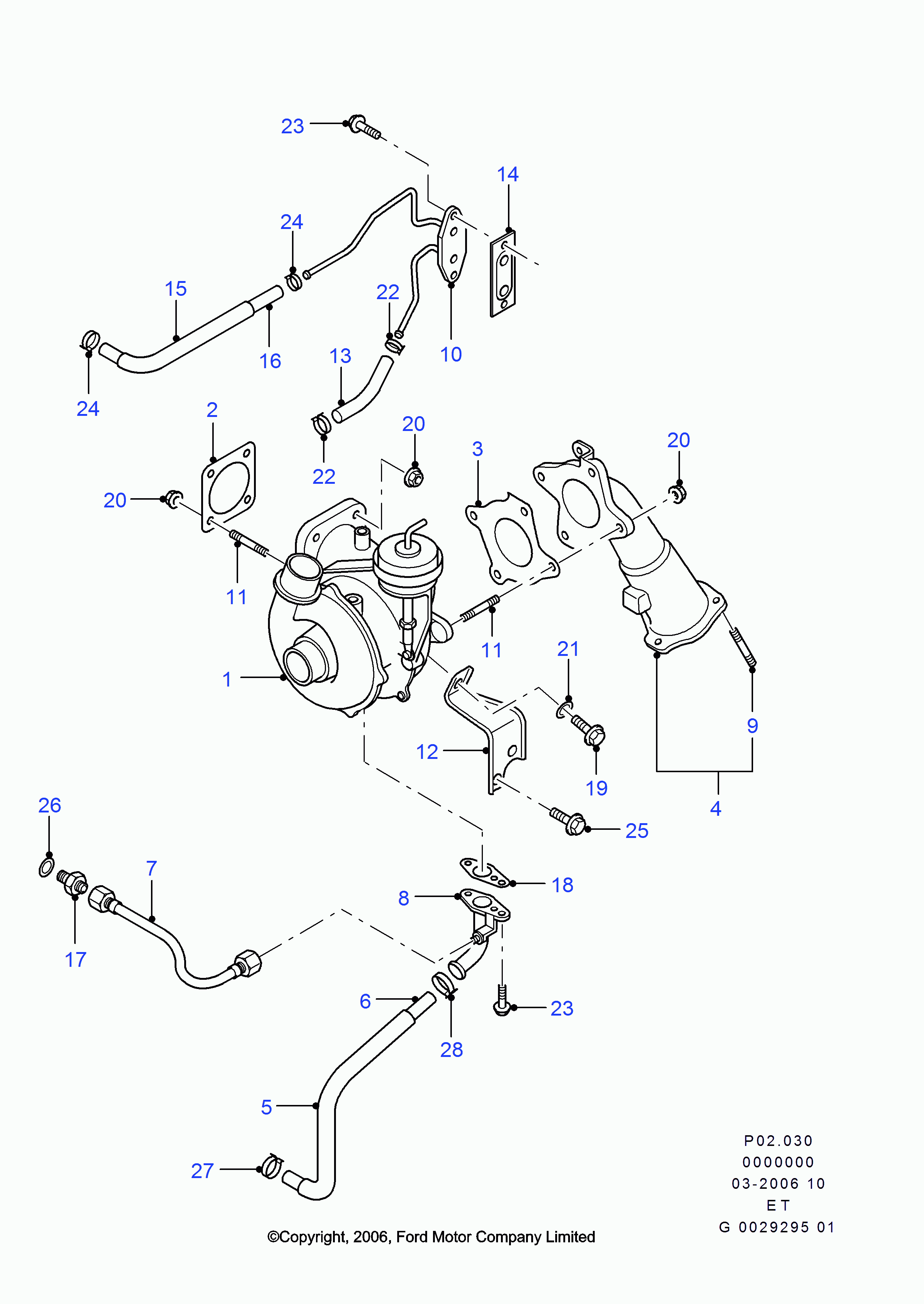 FORD 4943873 - Компресор, наддув autozip.com.ua