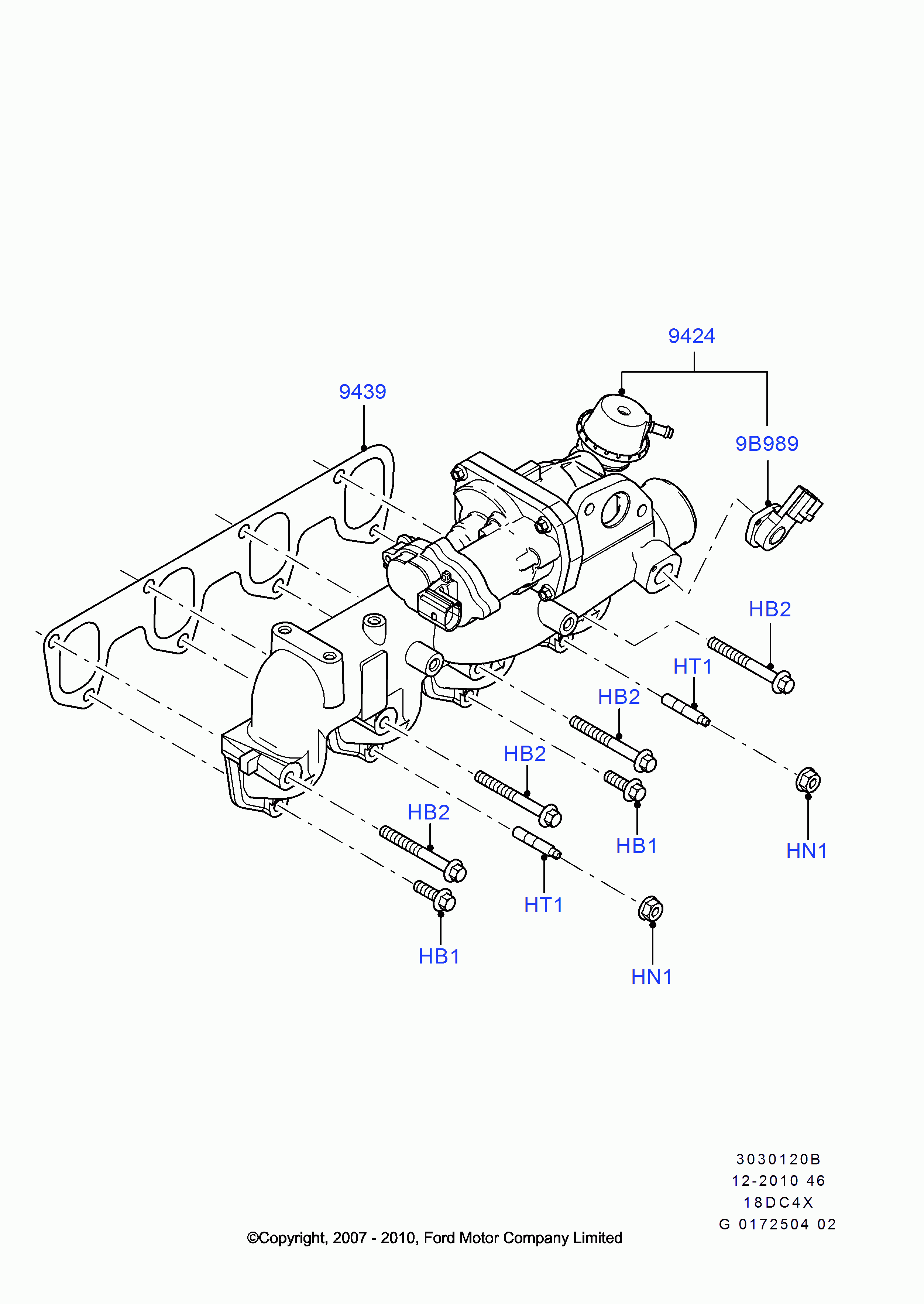 FORD 1668578 - Клапан повернення ОГ autozip.com.ua