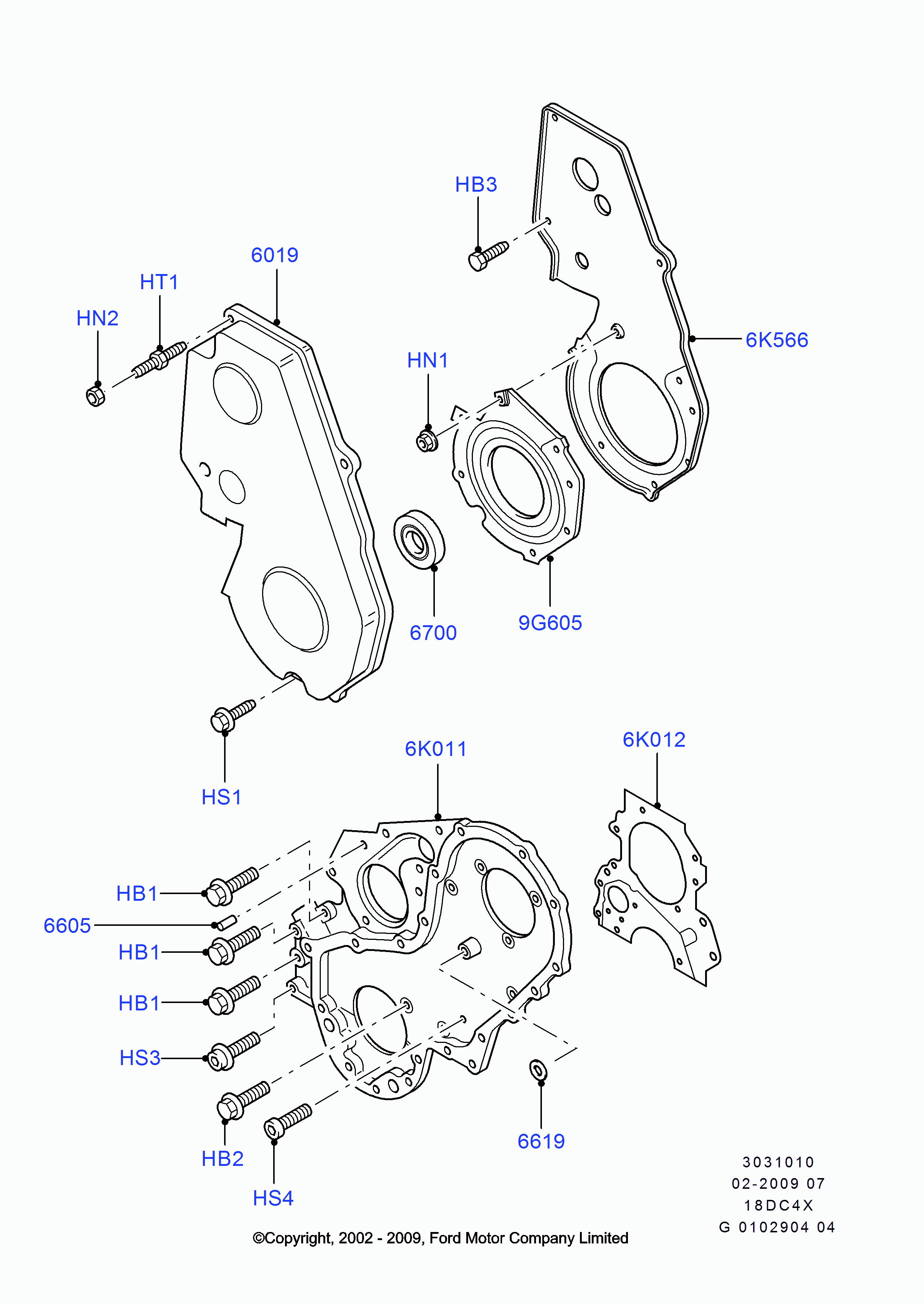 FORD 1 198 045 - Ущільнене кільце, колінчастий вал autozip.com.ua