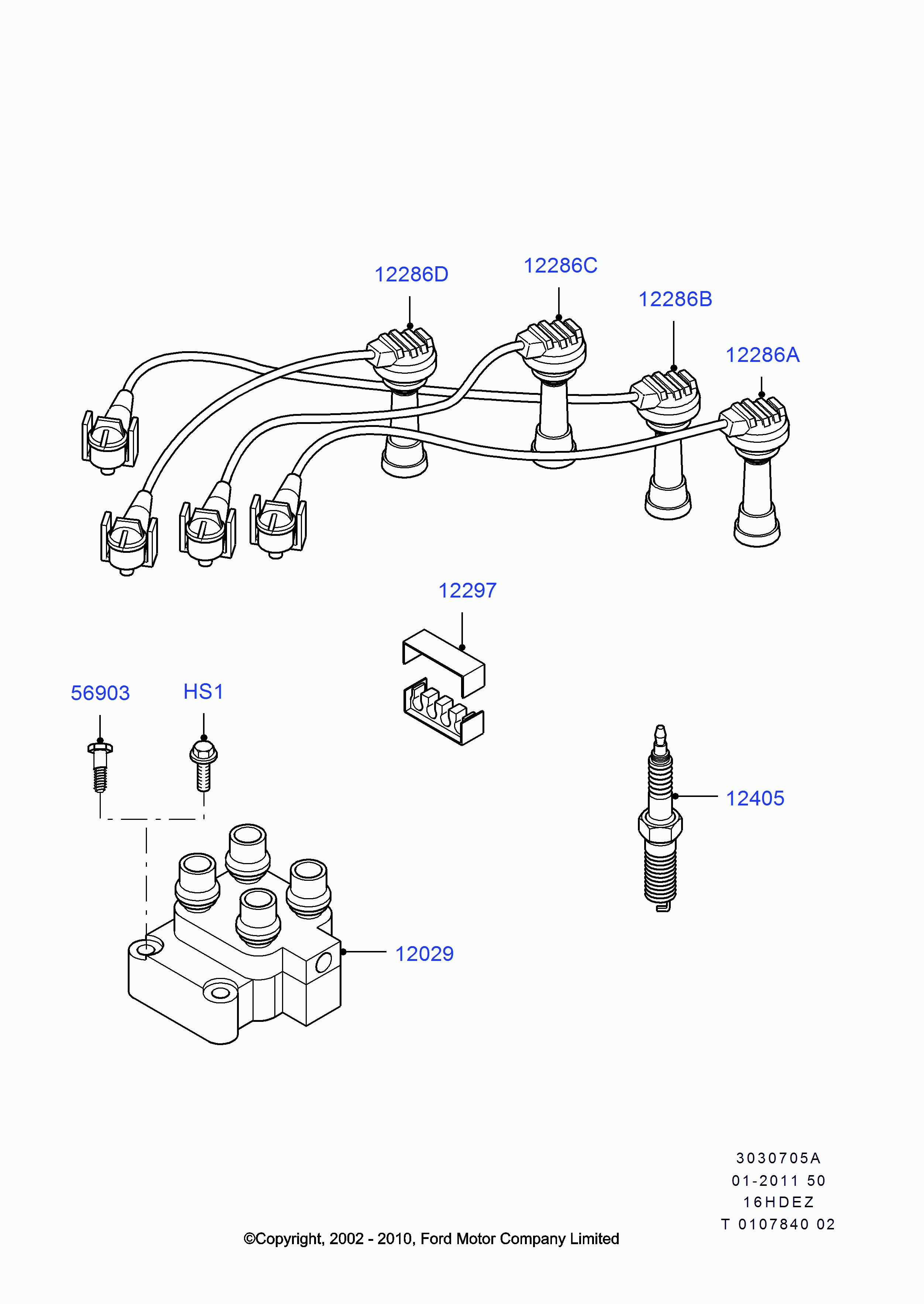 FORD 1 823 596 - Котушка запалювання autozip.com.ua