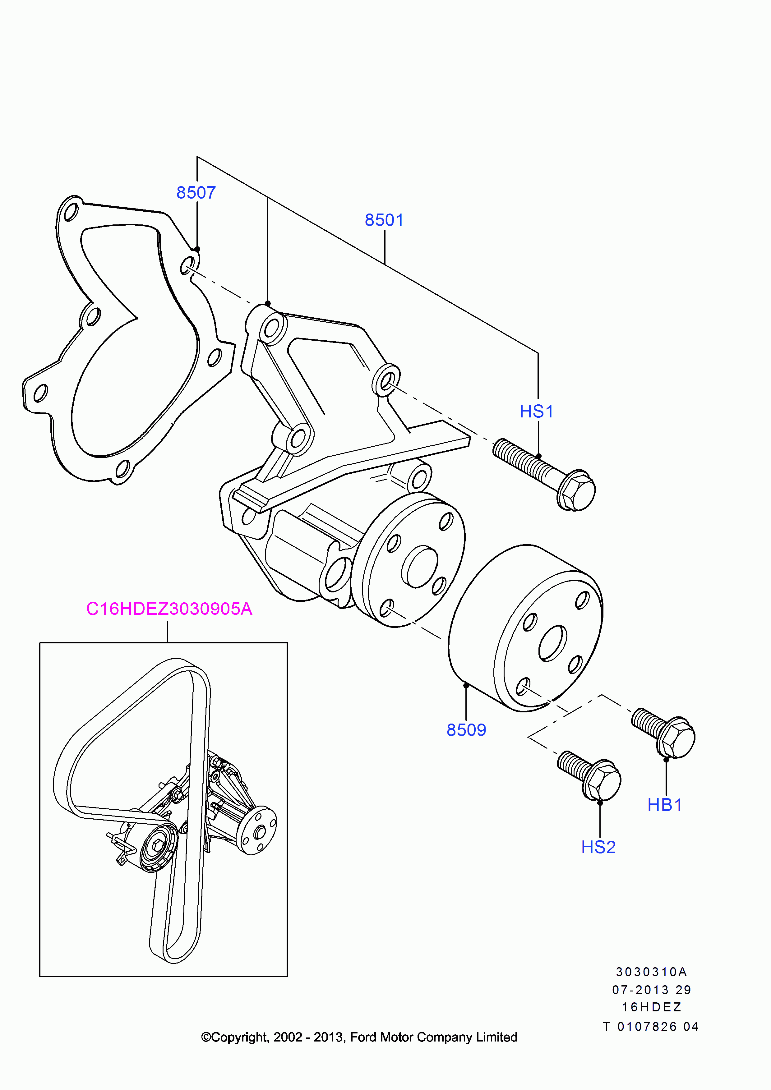 GEO 1472865 - Водяний насос autozip.com.ua