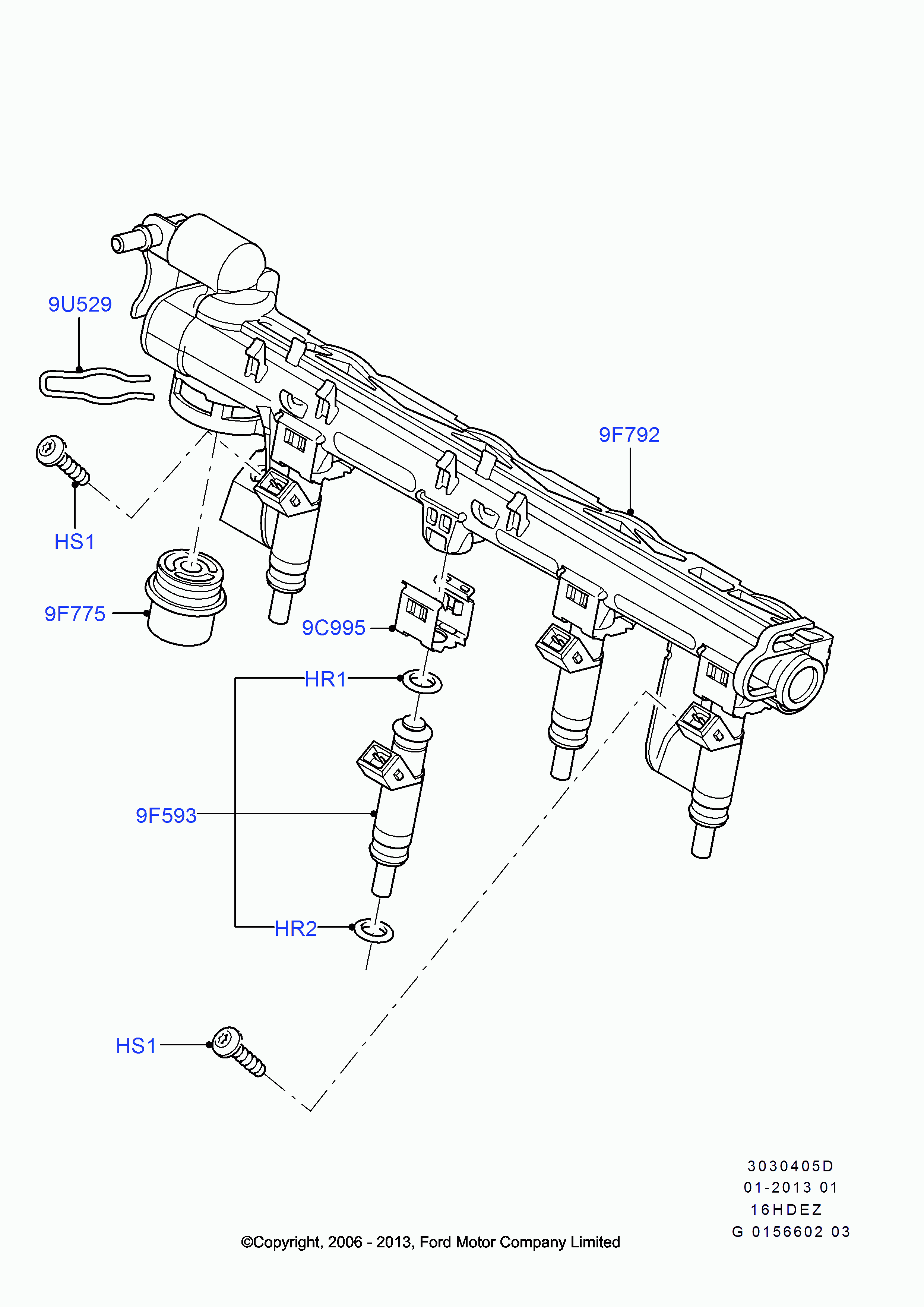 FORD 1 346 226 - Кільце ущільнювача, клапанна форсунка autozip.com.ua