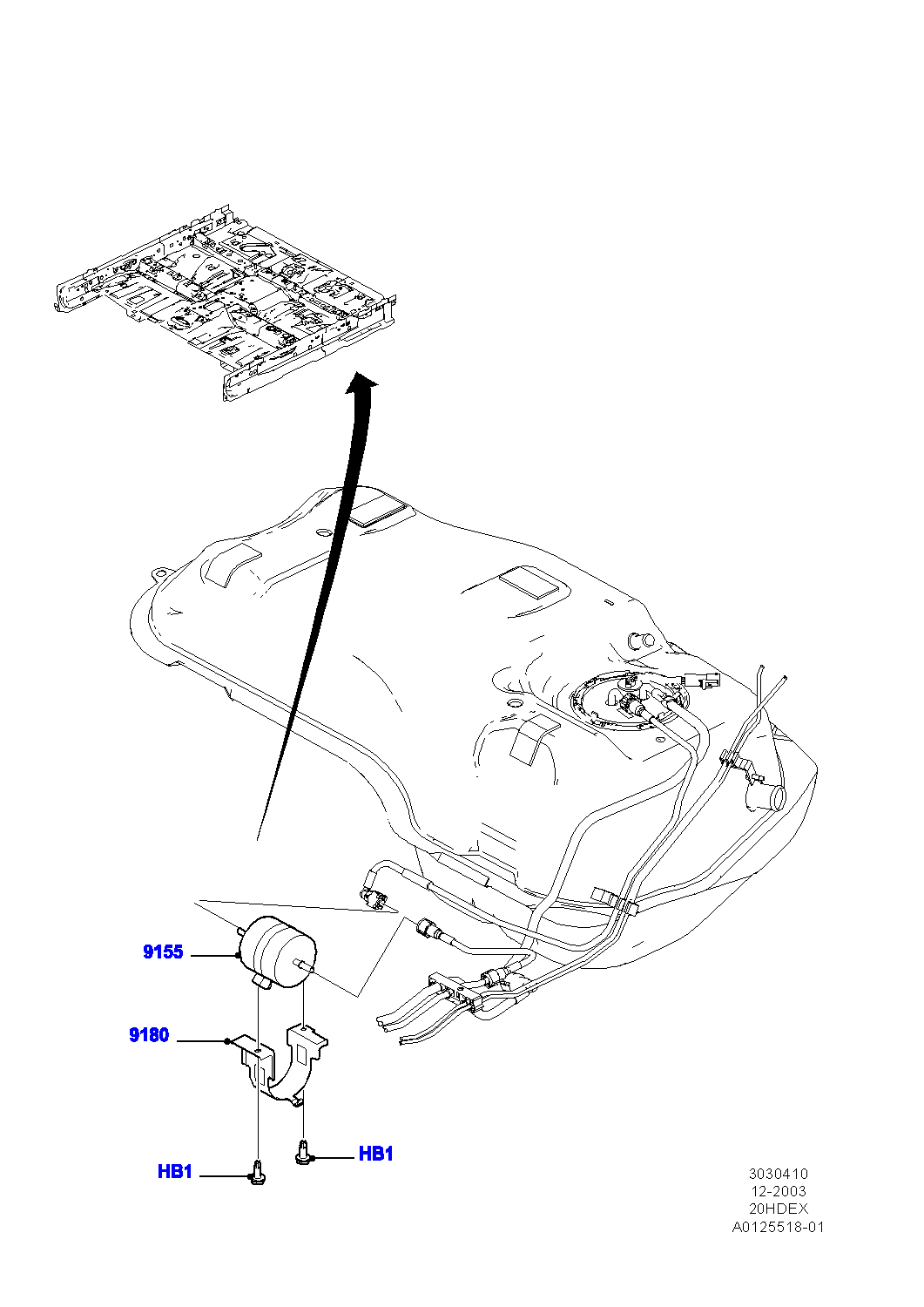 FORD 3732 020 - Паливний фільтр autozip.com.ua