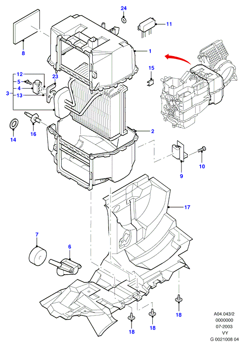 FORD 1110379 - Motor - Vent Air Nozzle autozip.com.ua