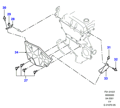 FORD 1118740 - Подушка, підвіска двигуна autozip.com.ua