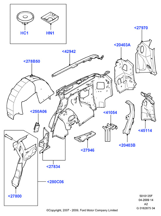 FORD 1812111 - Обшивка, колісна ніша autozip.com.ua