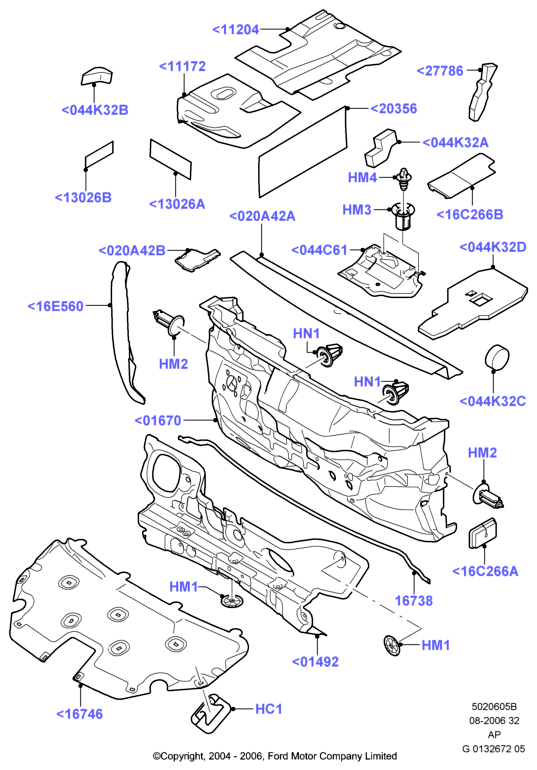 FORD 1317893 - Крильчатка вентилятора, охолодження двигуна autozip.com.ua