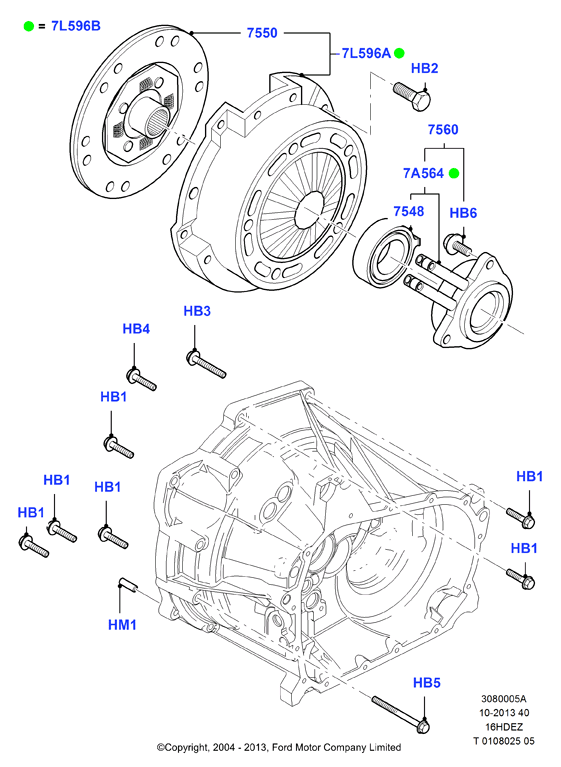 FORD 1678473 - Центральний вимикач, система зчеплення autozip.com.ua