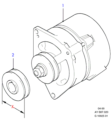 FORD 1406046 - Генератор autozip.com.ua