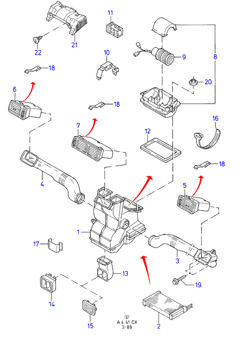 FORD 6 775 553 - Теплообмінник, опалення салону autozip.com.ua