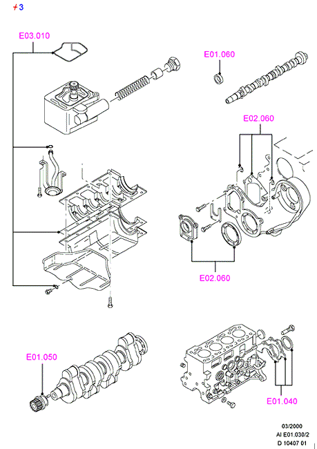 FORD 1 665 147 - Комплект прокладок, головка циліндра autozip.com.ua